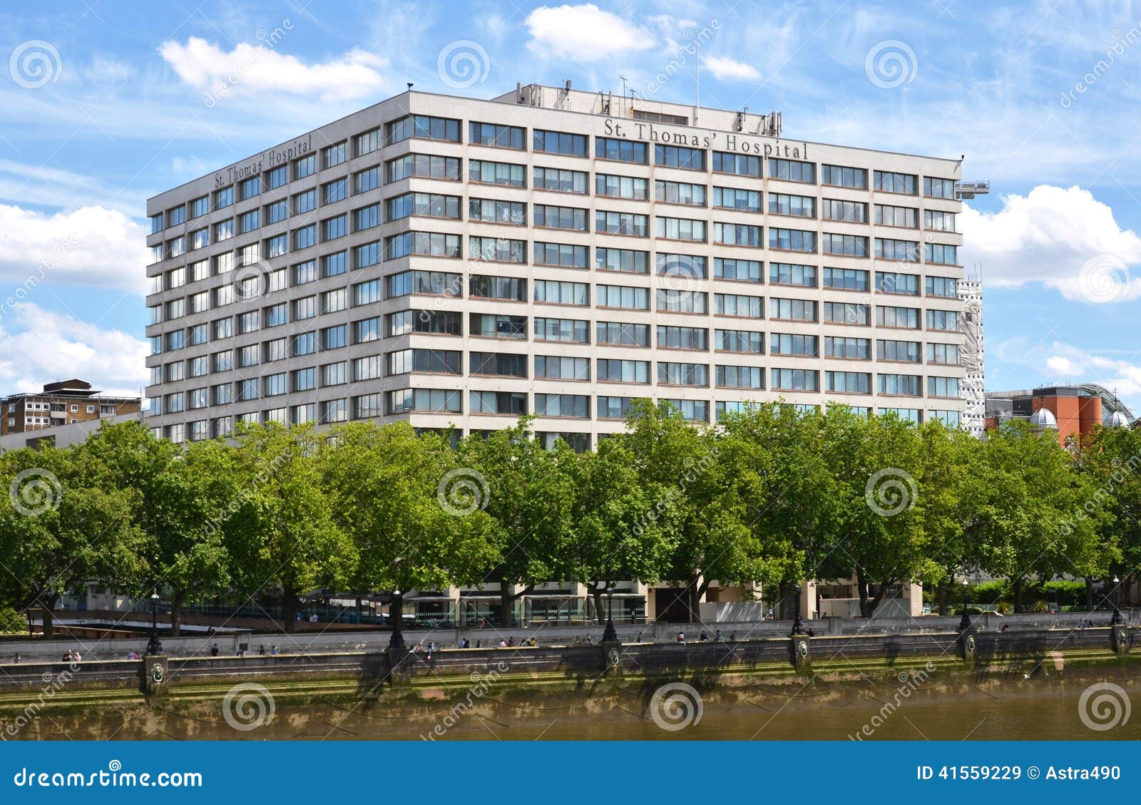 St.Thomas Hospital in London Editorial Stock Image Image of england
