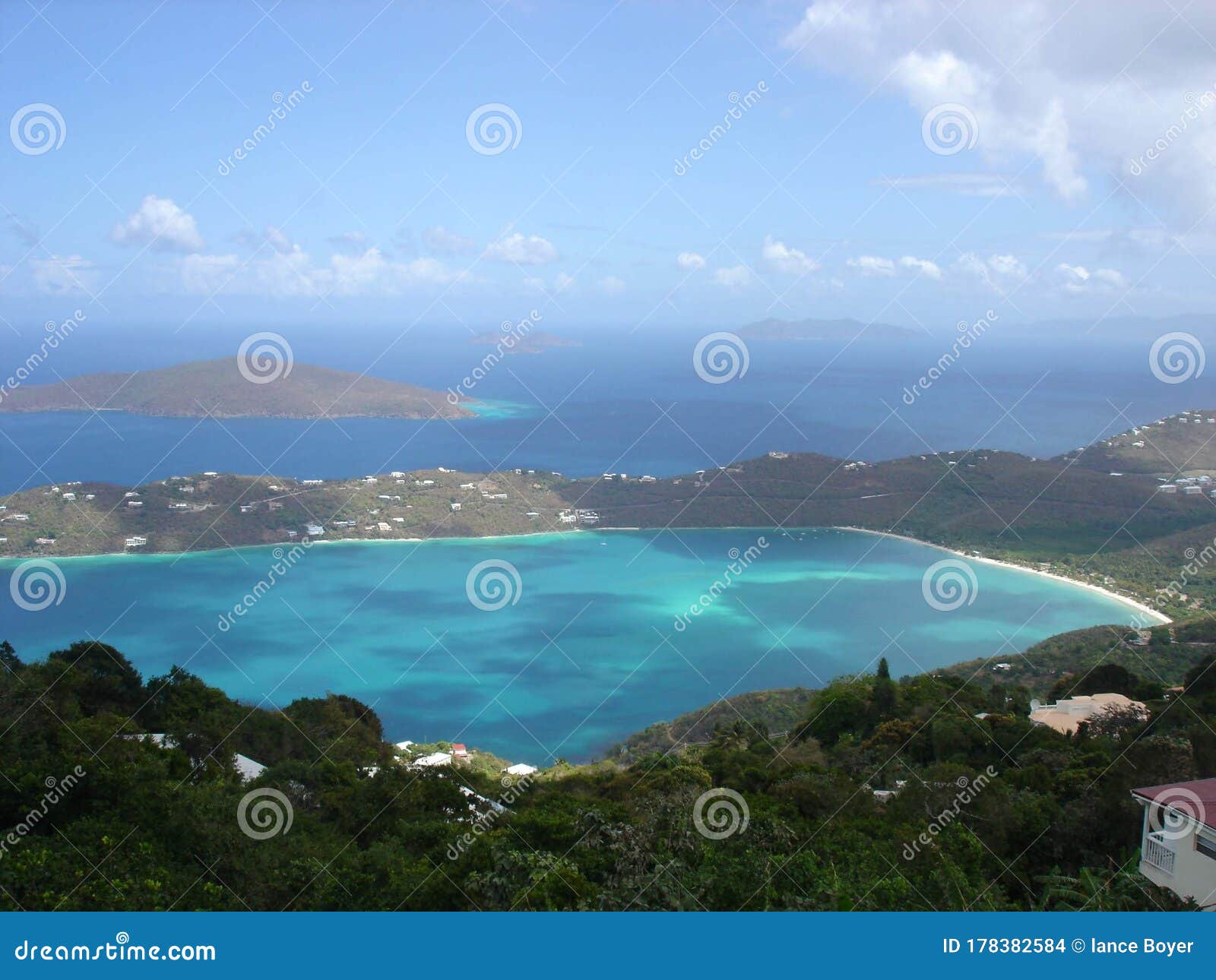 St Thomas Waterfront stock photo. Image of ocean, tropical 178382584