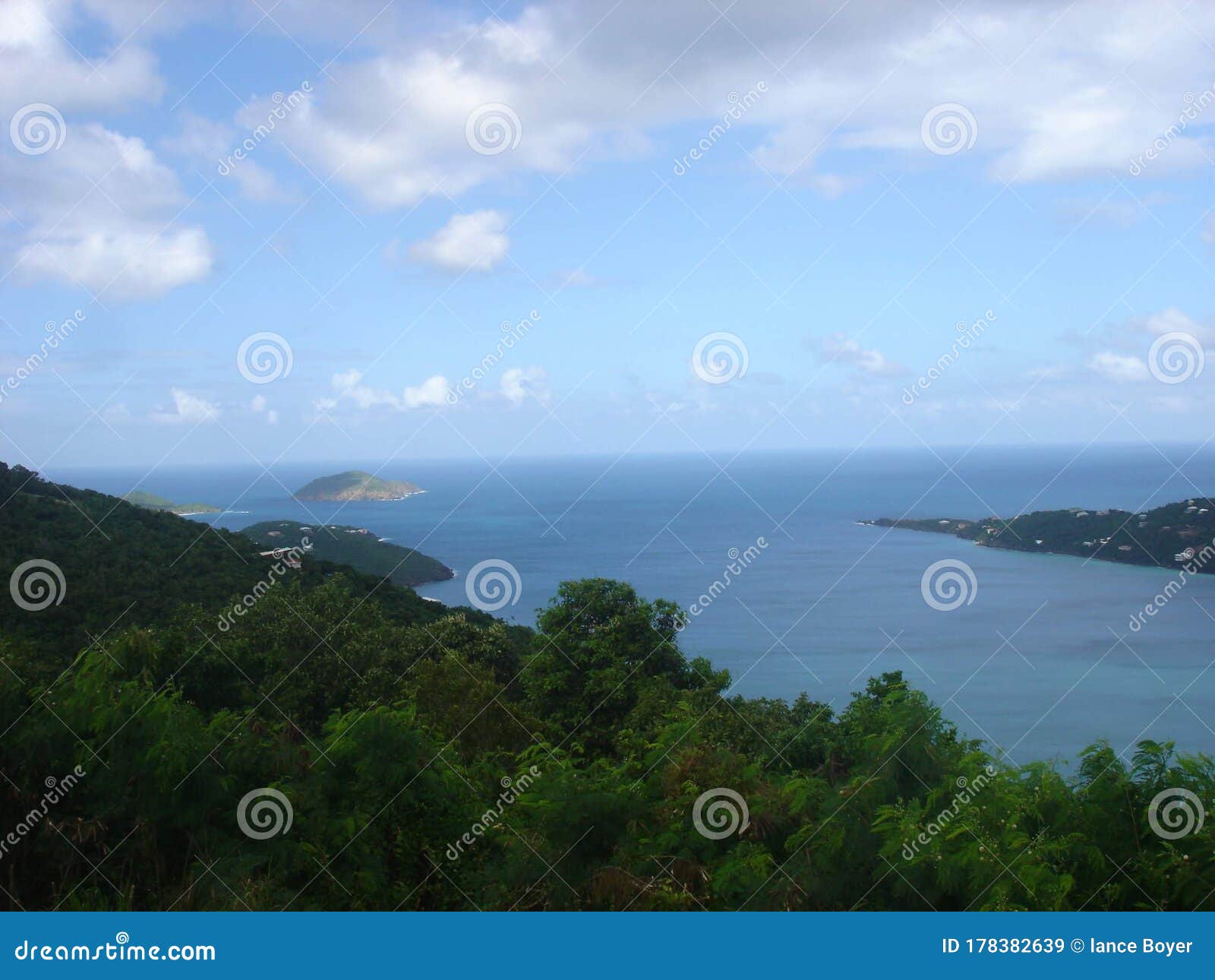 St Thomas Waterfront stock image. Image of ocean, water 178382639