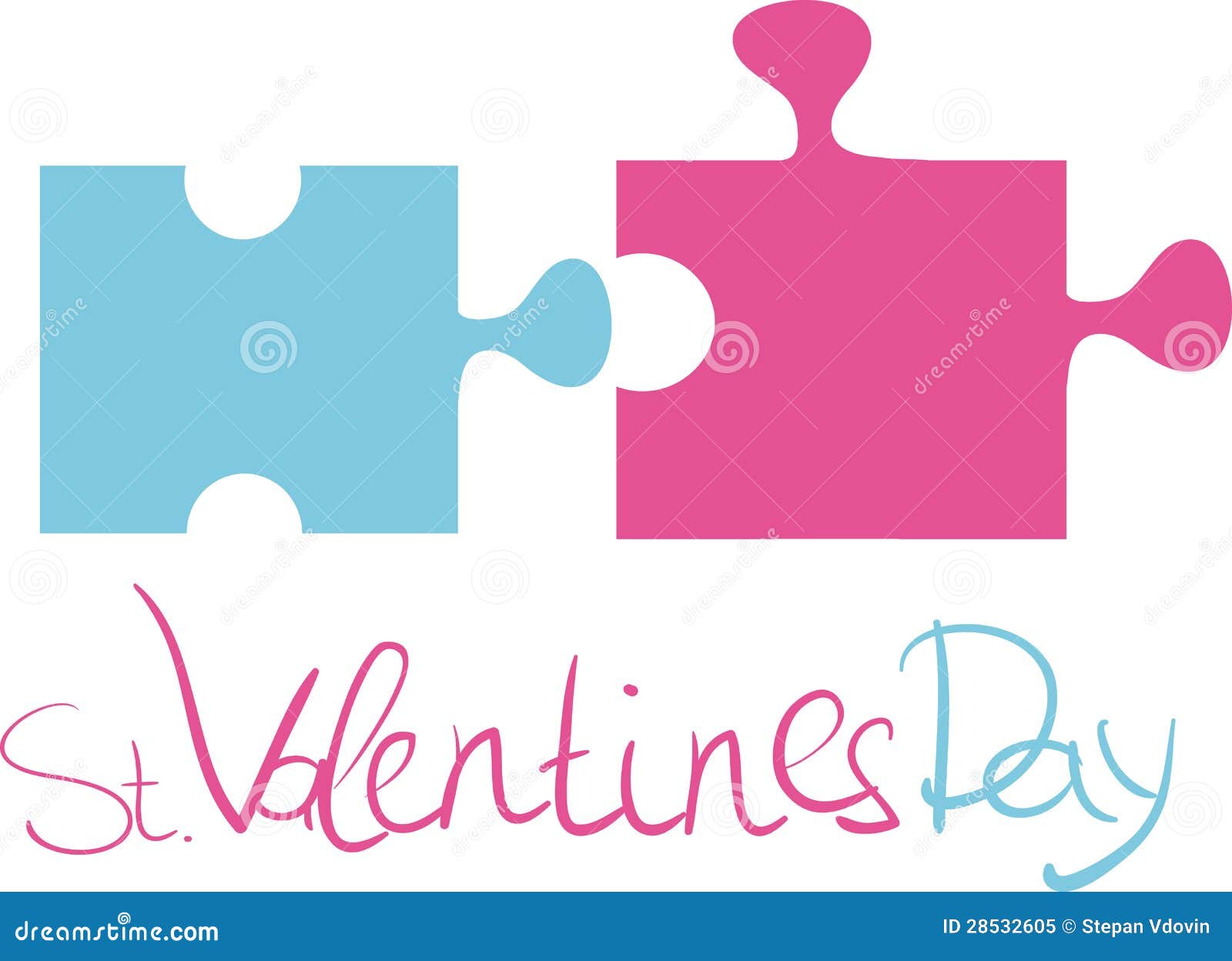 St. Valentines Day. Puzzle. This is file of EPS10 format.