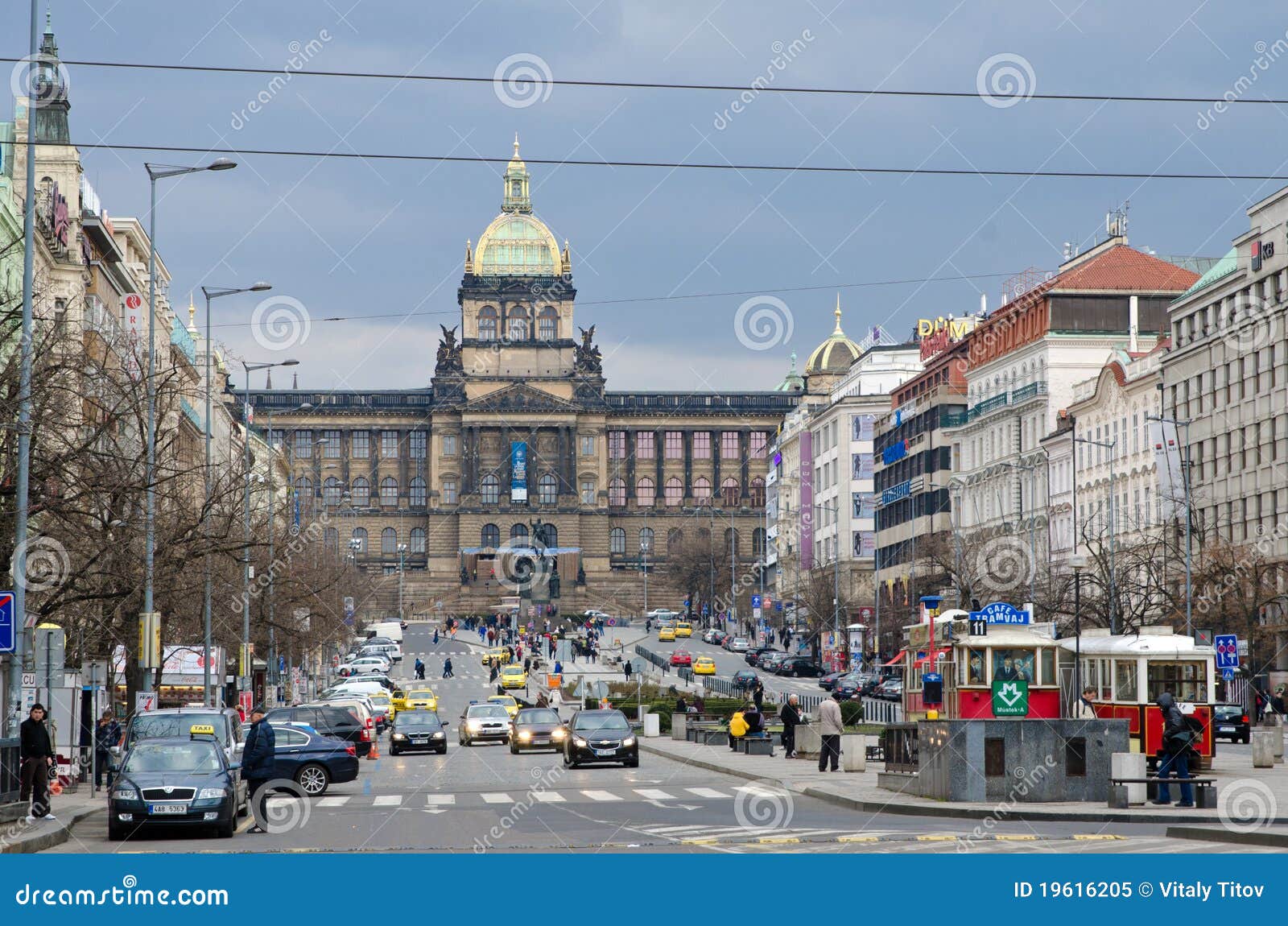 St. Wenceslas Square, Prague Editorial Image Image of palace