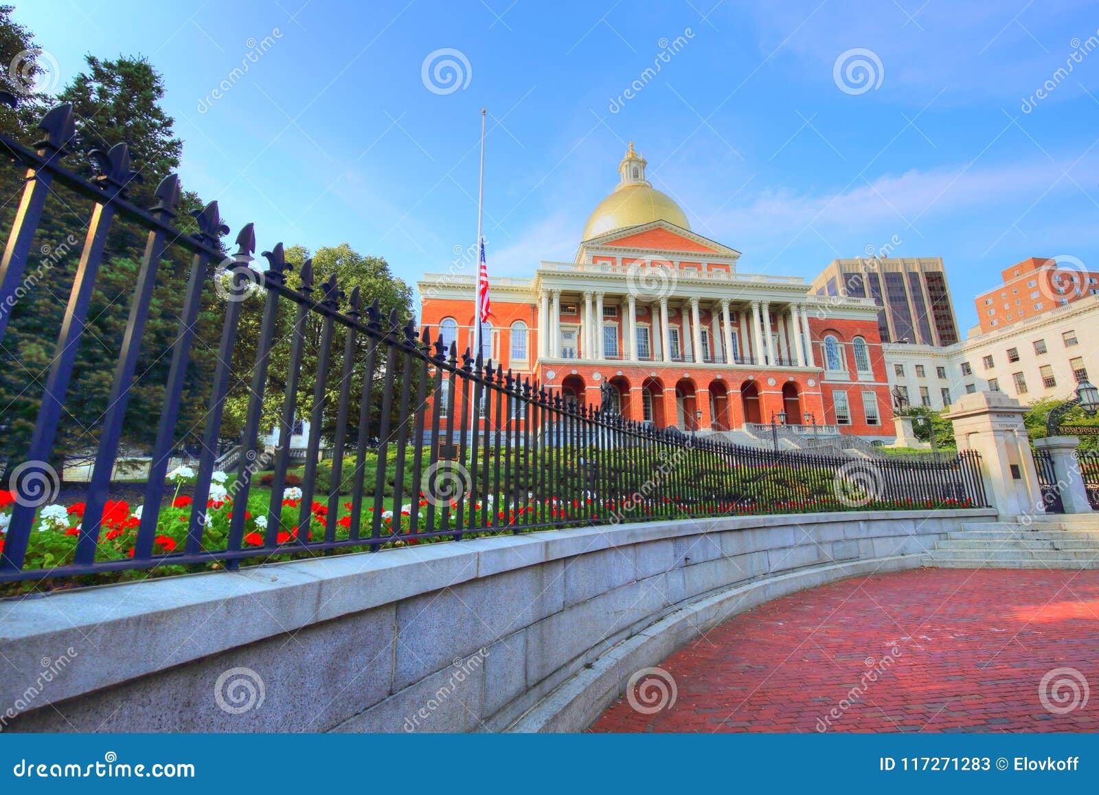 Staat MassachusettsHaus in Boston Stockbild Bild von mode, stadt