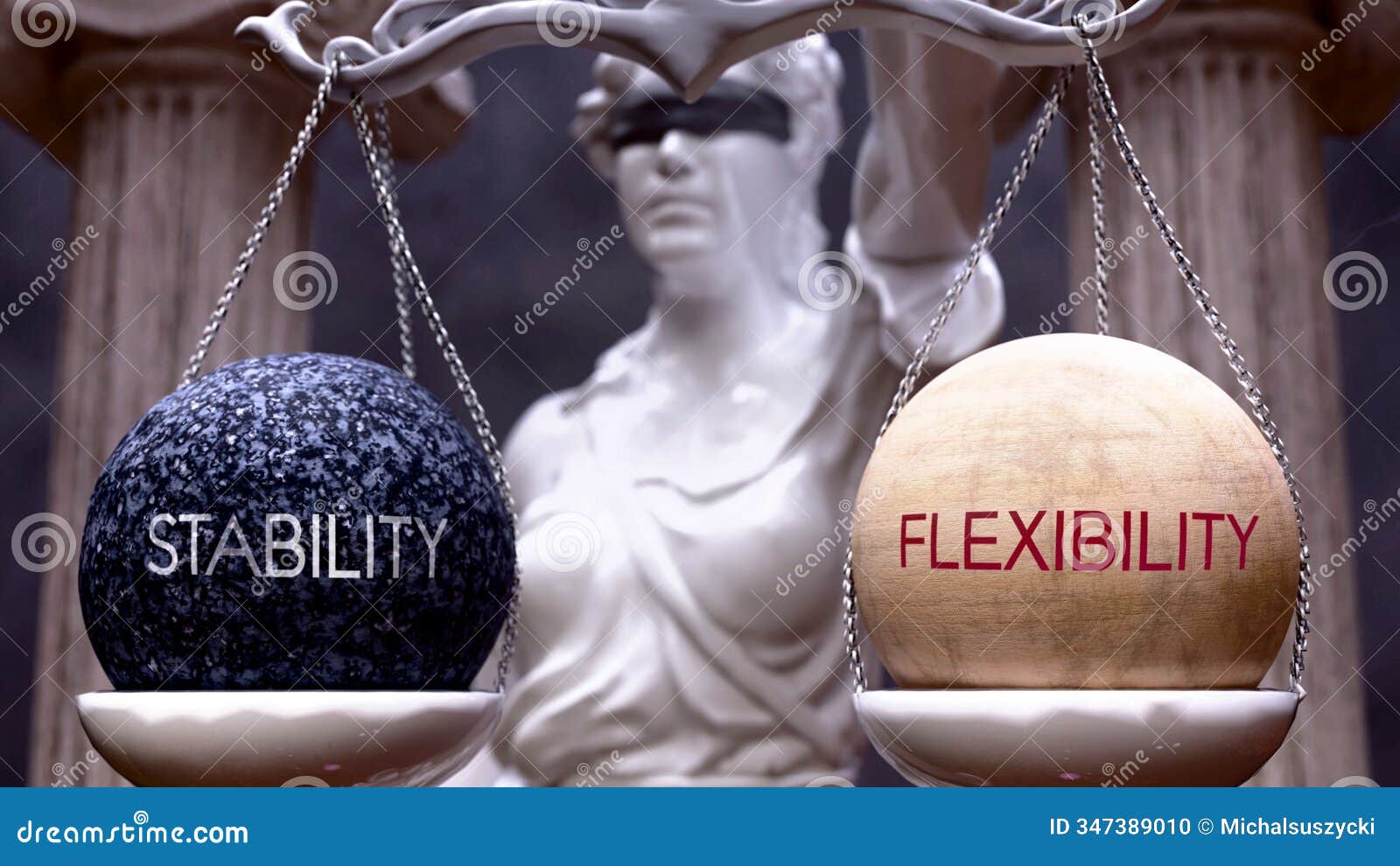stability or flexibility as a choice, two options to choose from