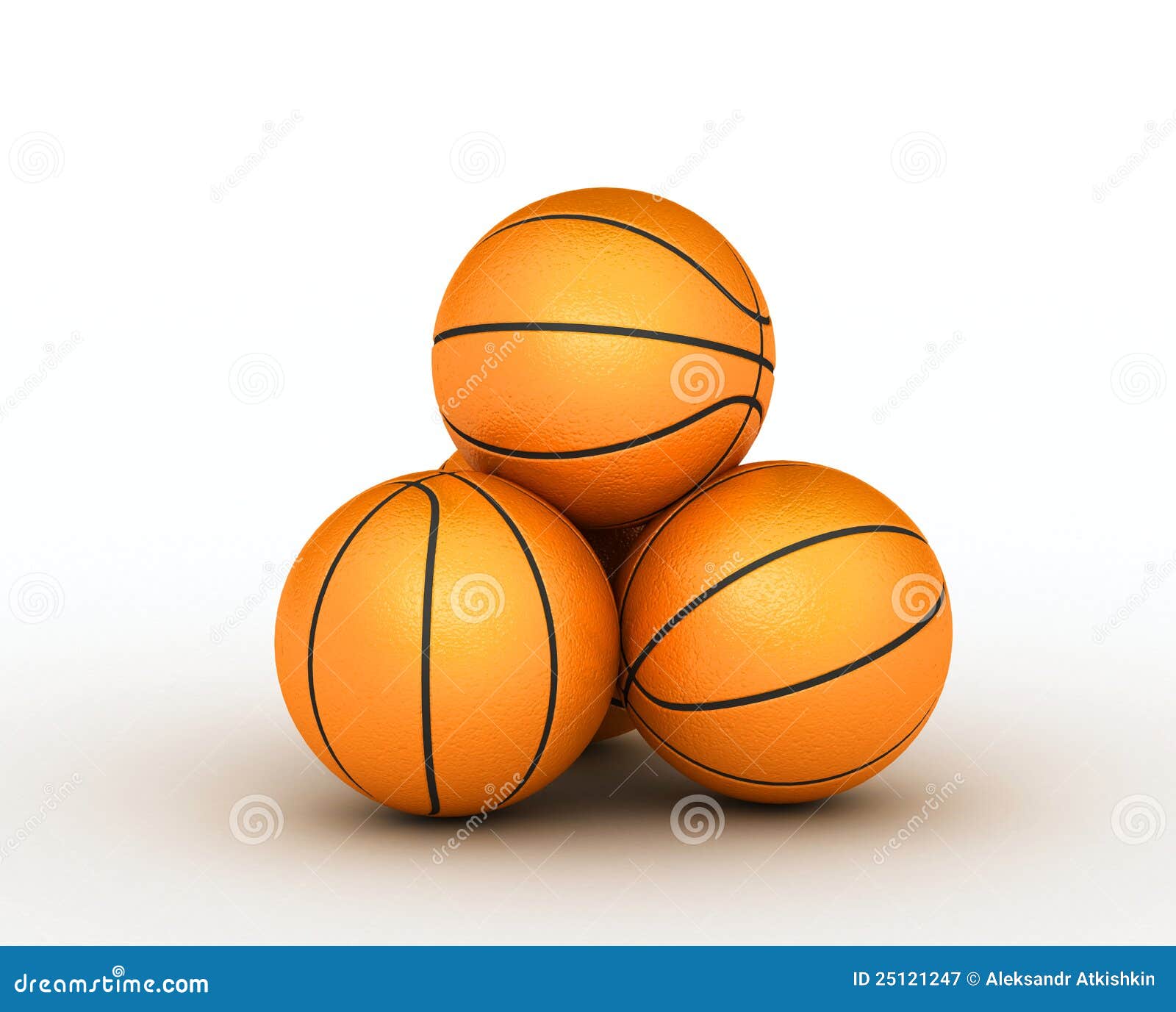 Stack Of Basketball Balls Royalty Free Stock Photography Image 25121247