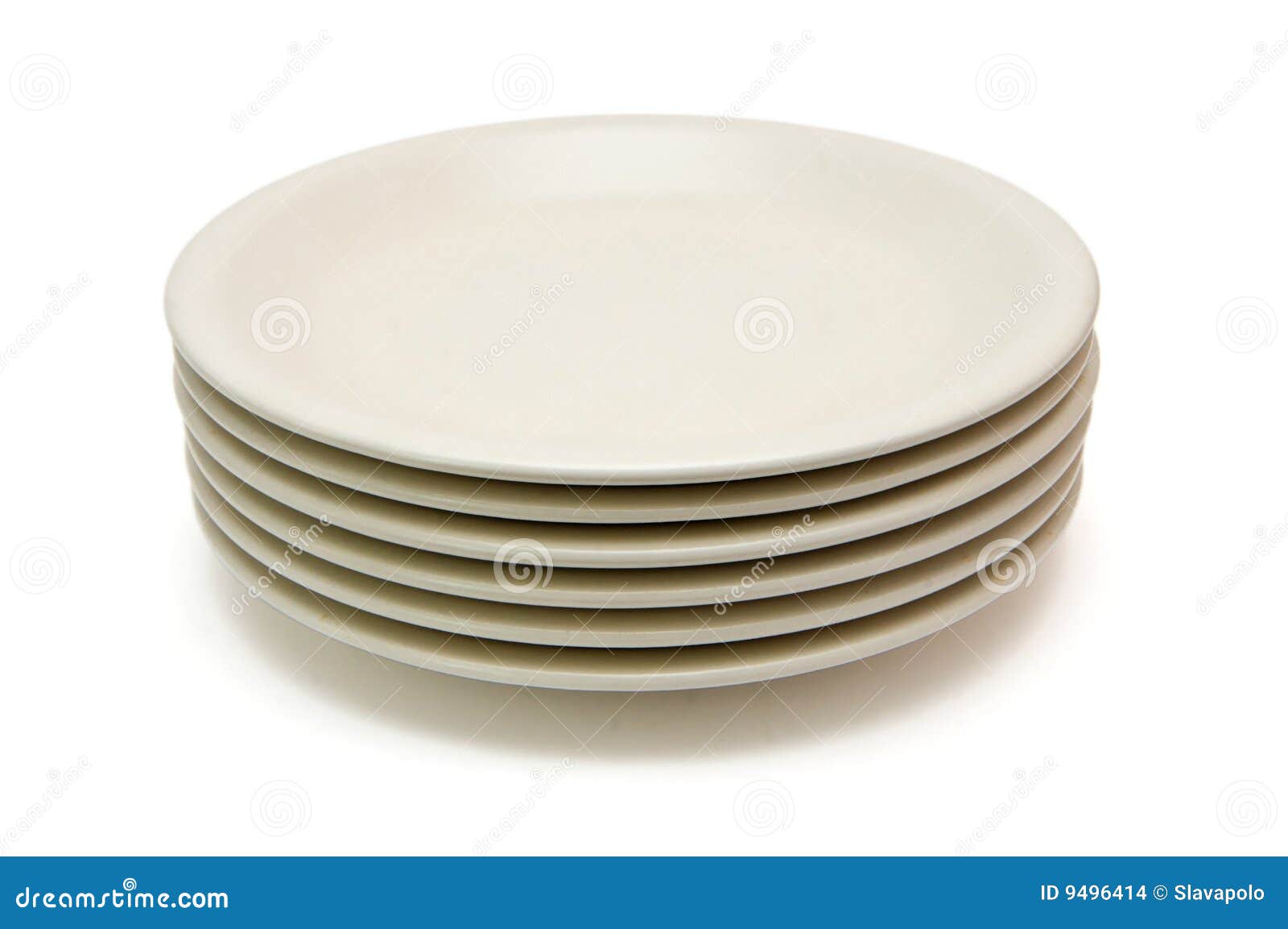 Stack of Beige Dinner Plates Stock Photo Image of plates, kitchen