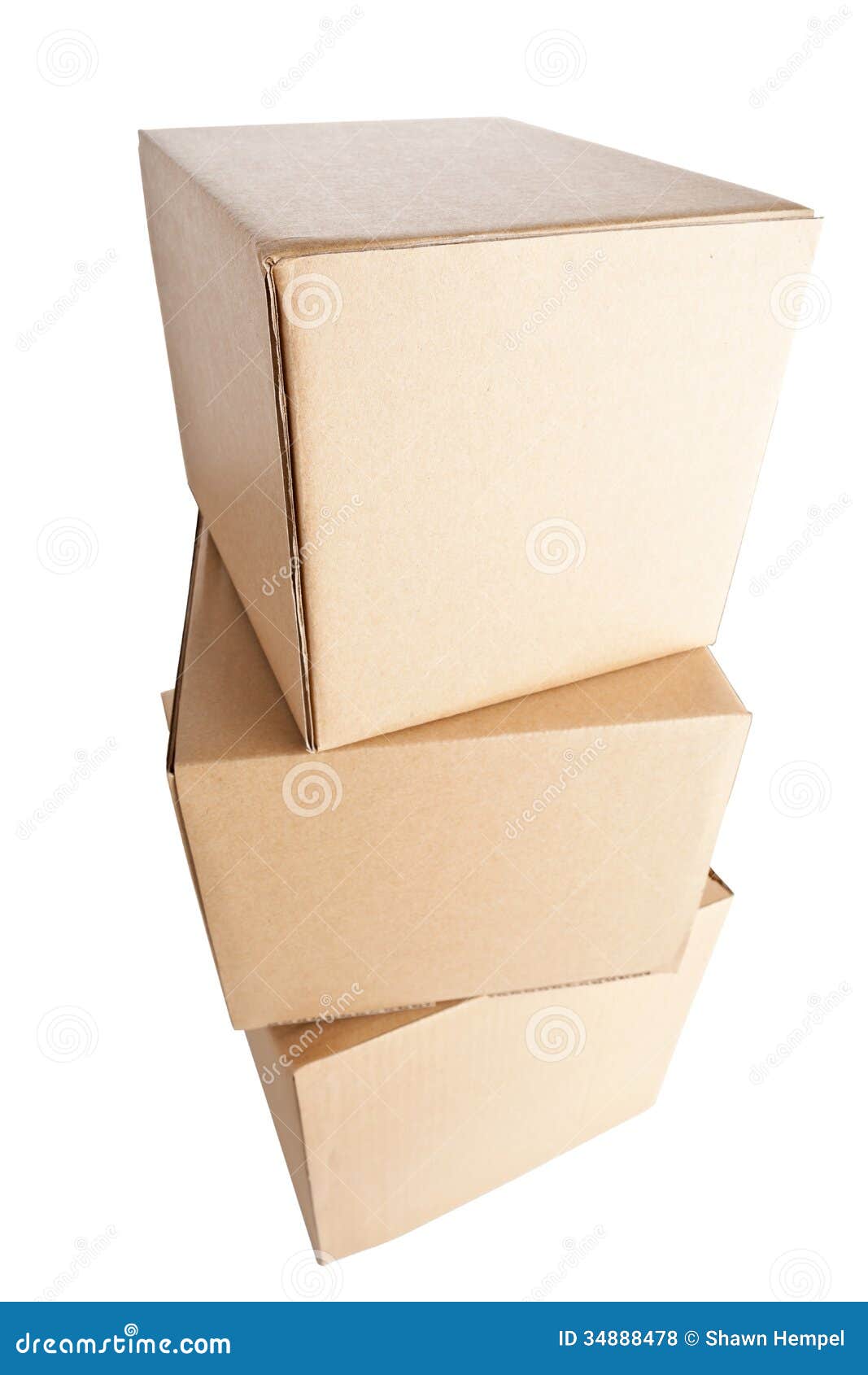 Stack of cartons stock photo. Image of distribution, transport 34888478