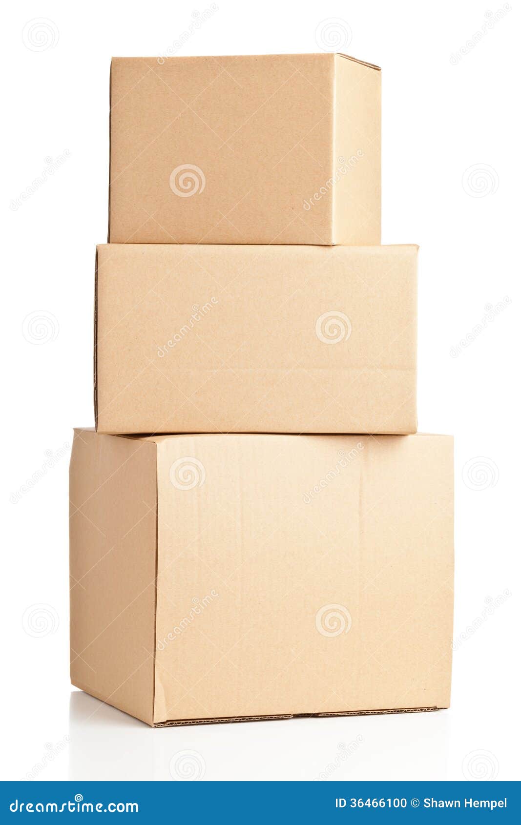 Stack of cartons stock photo. Image of carton, recycle 36466100