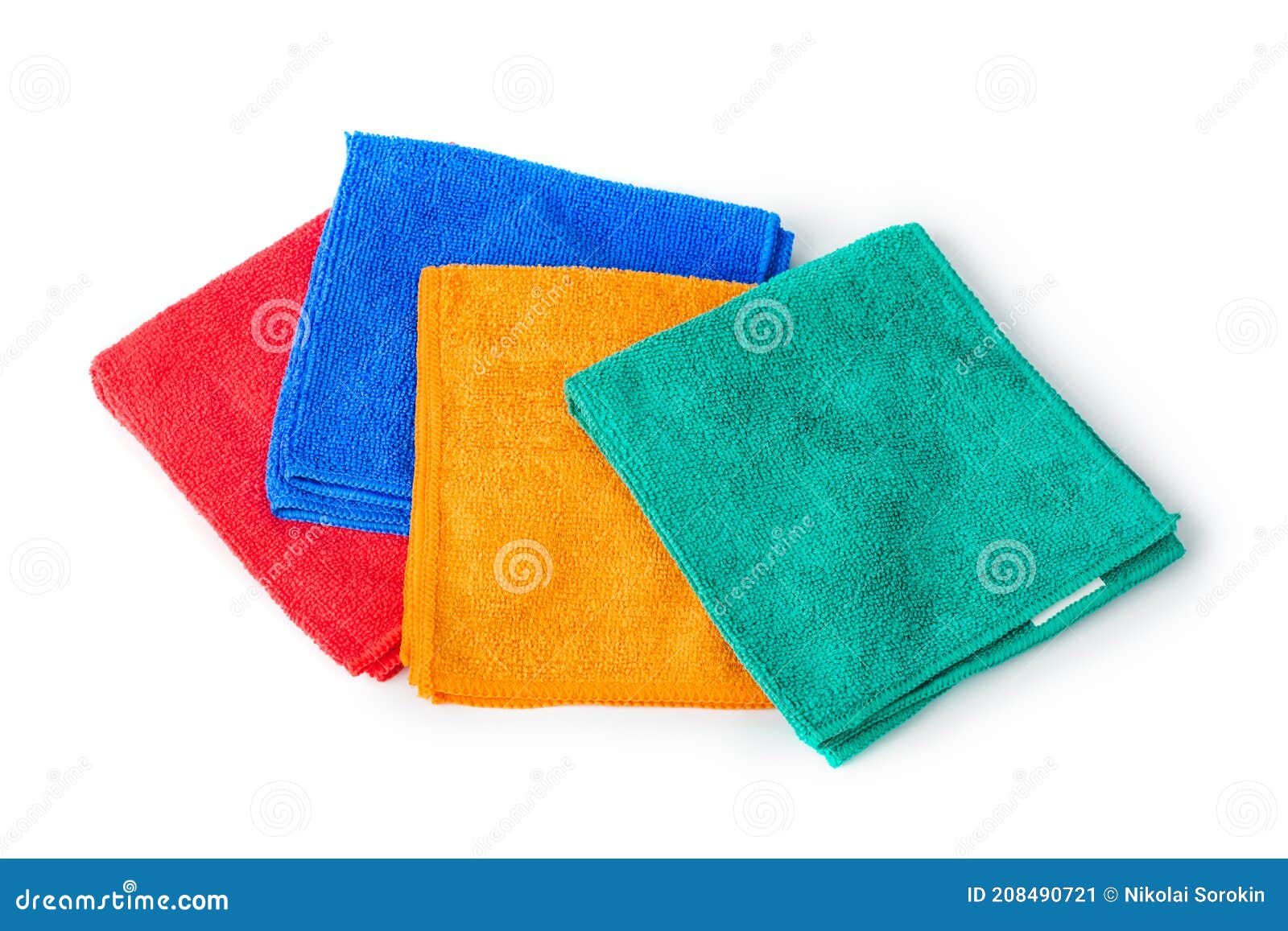 Stack of Cleaning Rags or Towels Stock Image Image of four, cleaning
