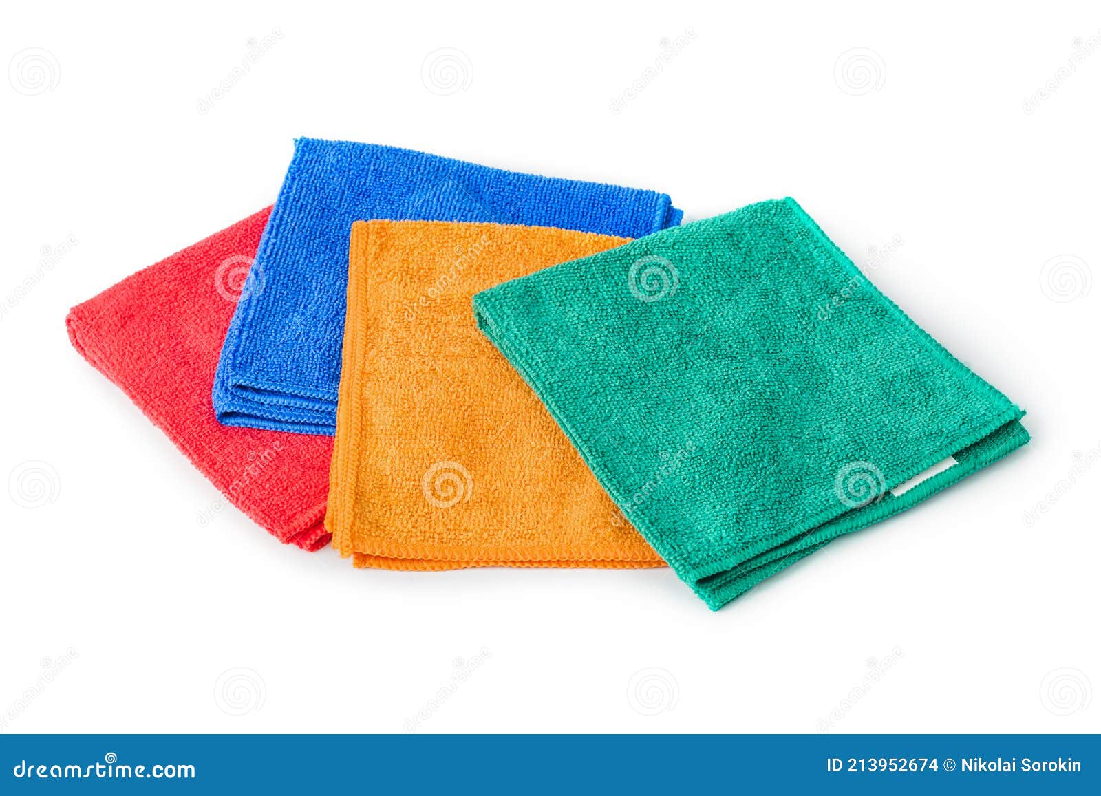 Stack of Cleaning Rags or Towels Stock Photo Image of hygiene