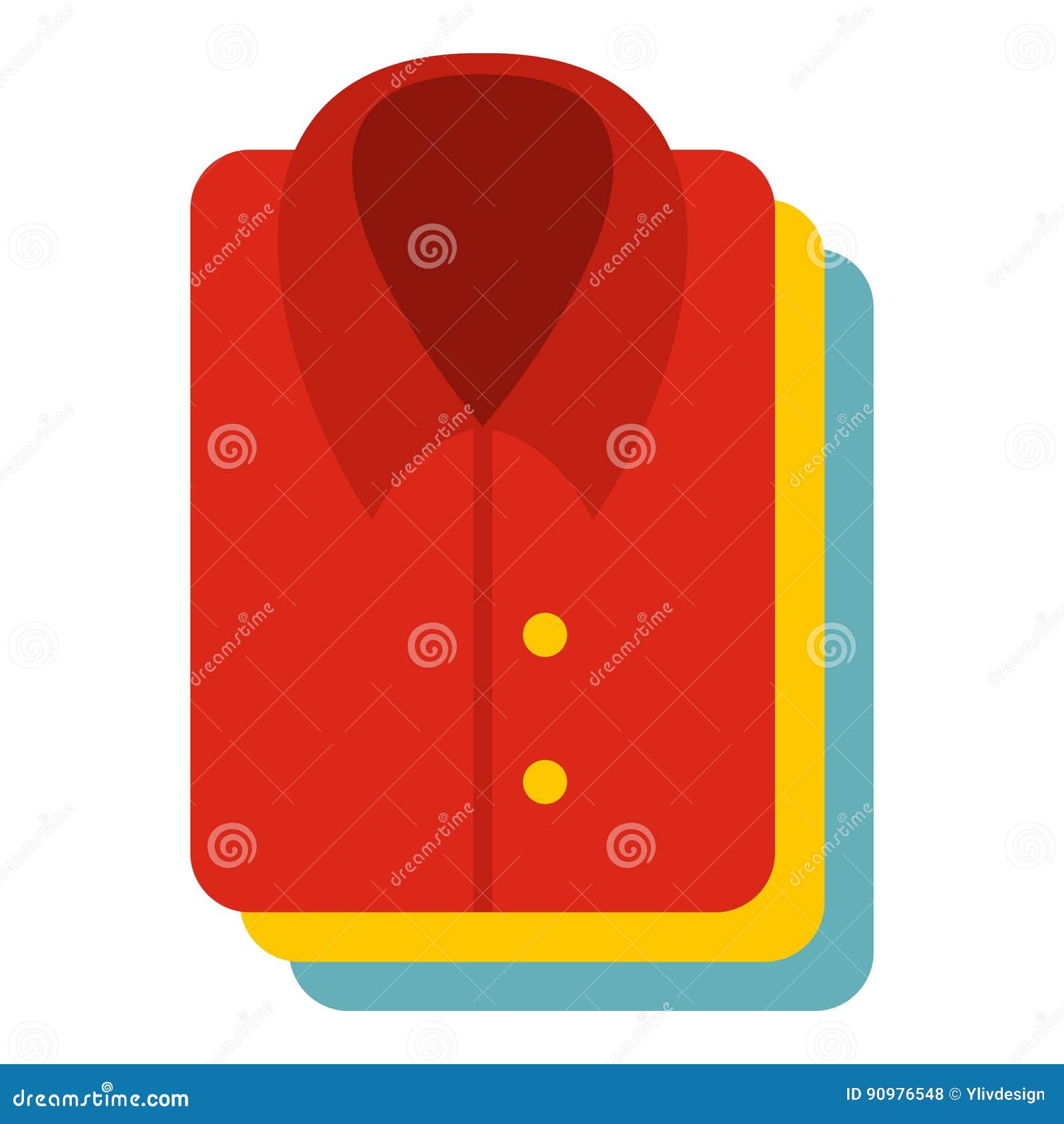 Stack of clothing icon stock vector. Illustration of laundry - 90976548