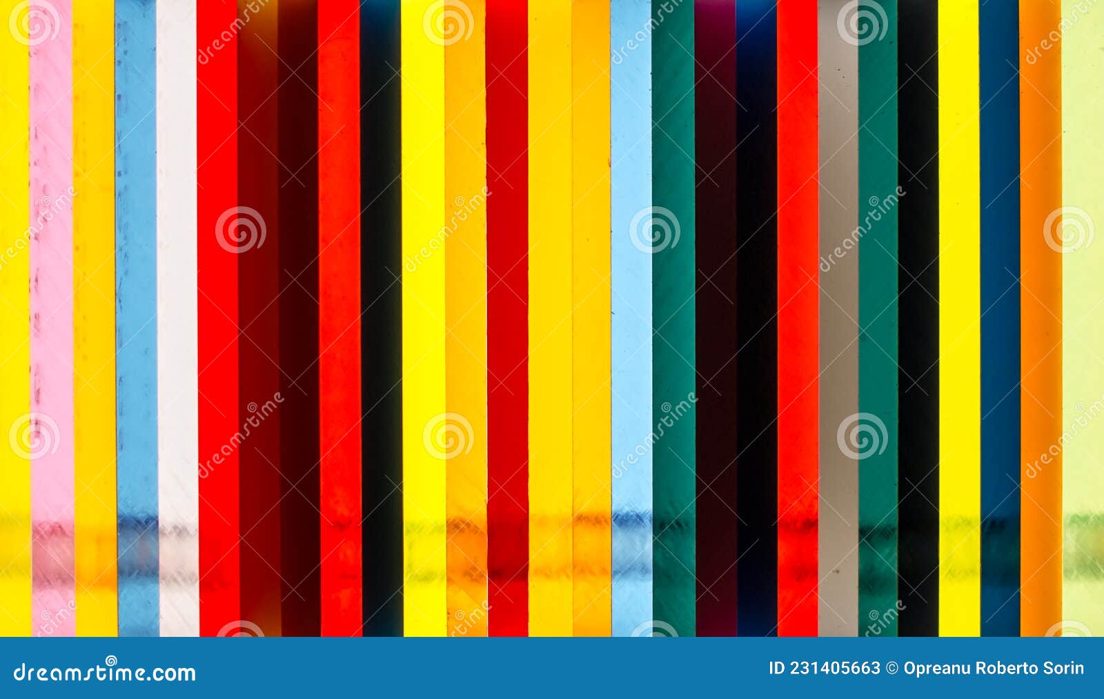 stack of coloured cast acrylic sheet,