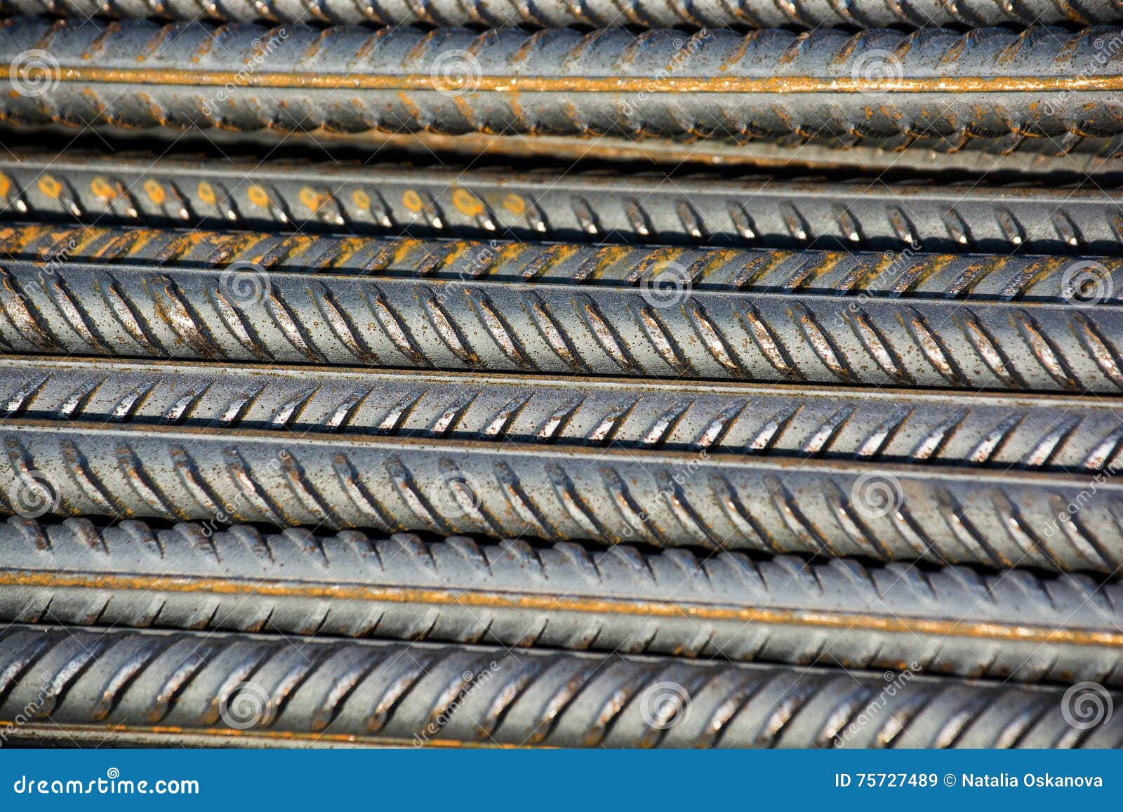 Stack of Construction Armature Stock Image Image of frame, bundle