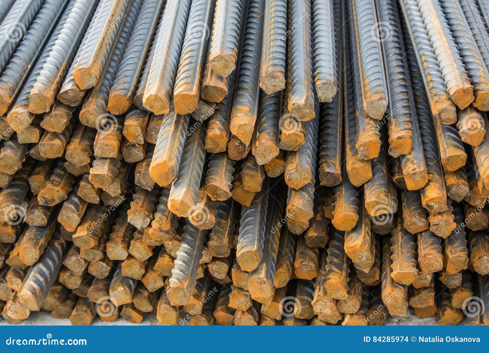 Stack of Construction Armature Stock Photo Image of hank, manufacture