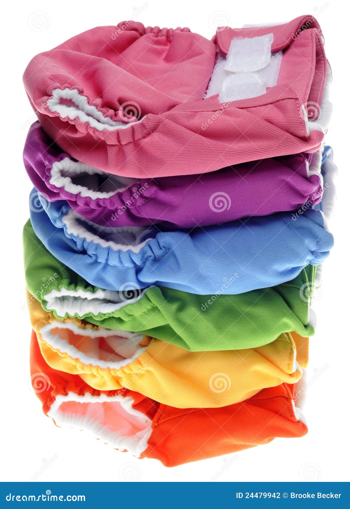 Stack of Eco Friendly Cloth Diapers Stock Photo Image of loop, cloth