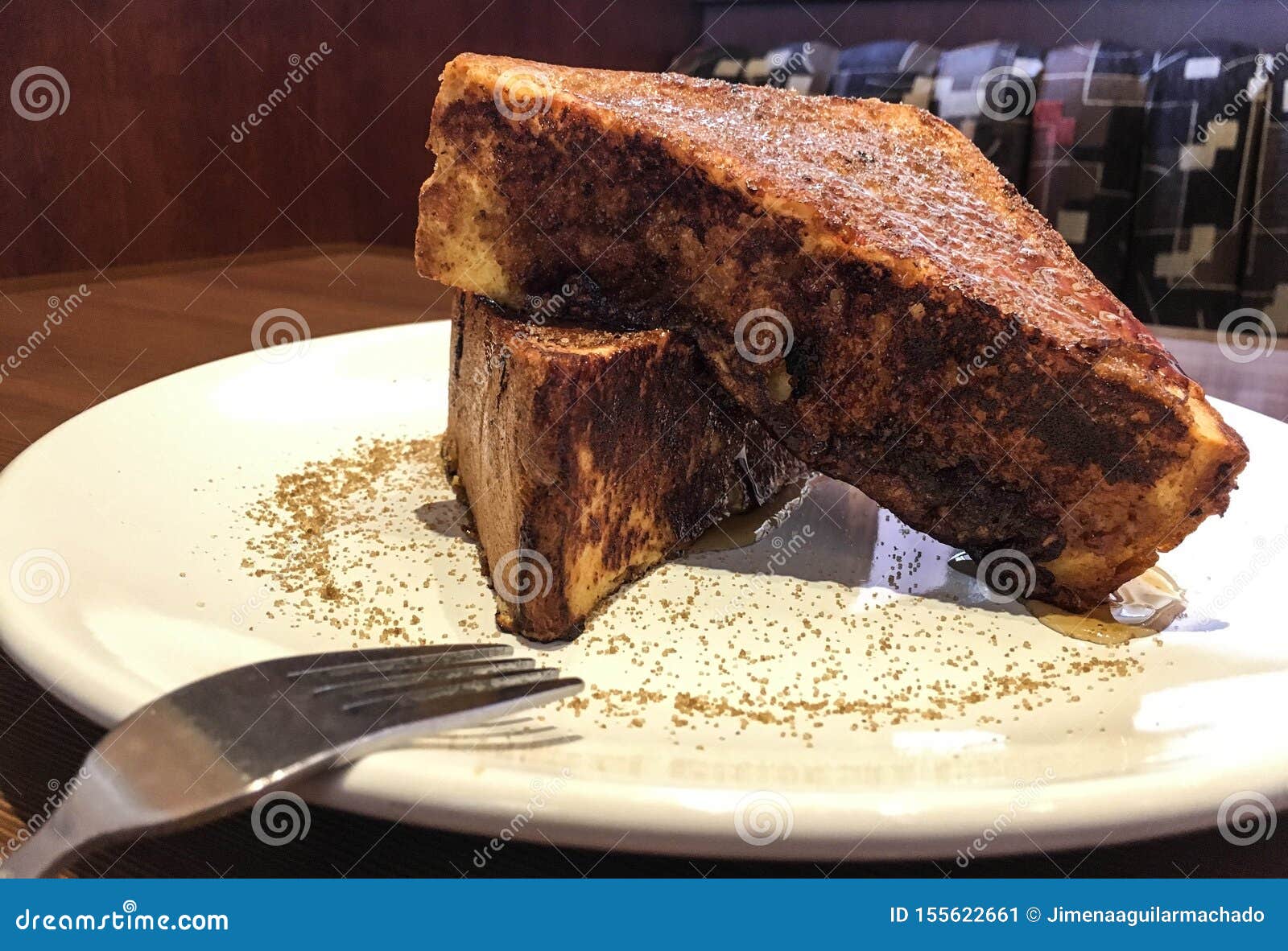 Stack of French Toast and Coffee Stock Image Image of syrup