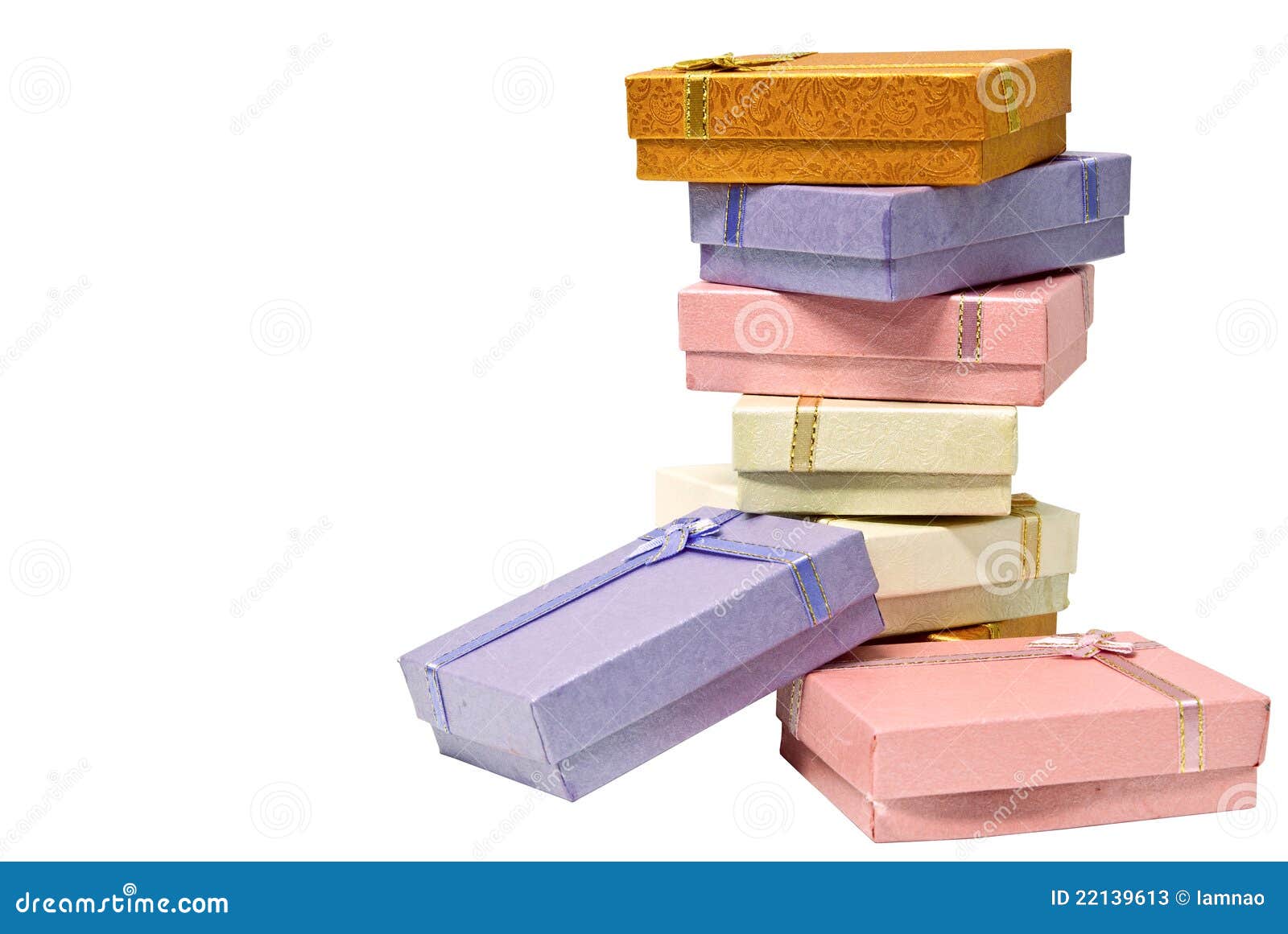 Stack of gift boxes stock image. Image of surprise, pleasure 22139613