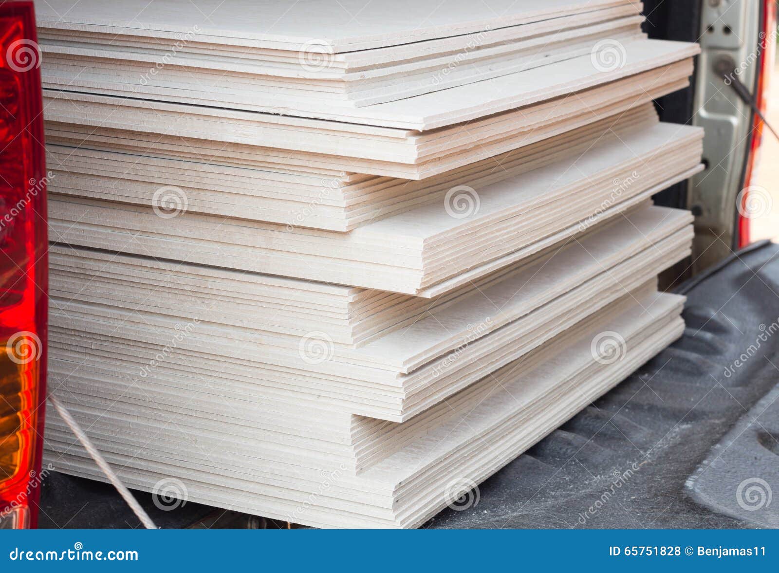 The Stack of Gypsum Board for Construction Stock Photo Image of gray