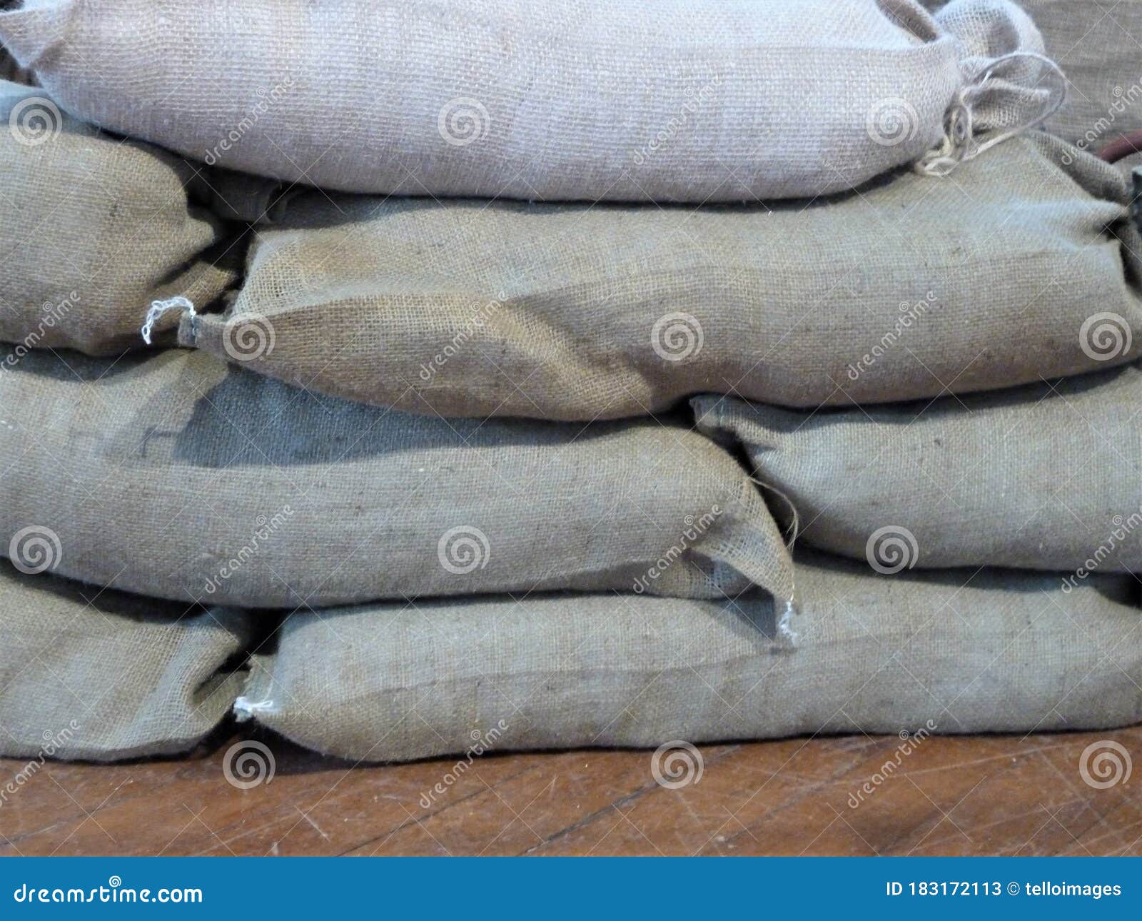 Stack of Hessian Jute Sacks Stock Image Image of brown jute 183172113