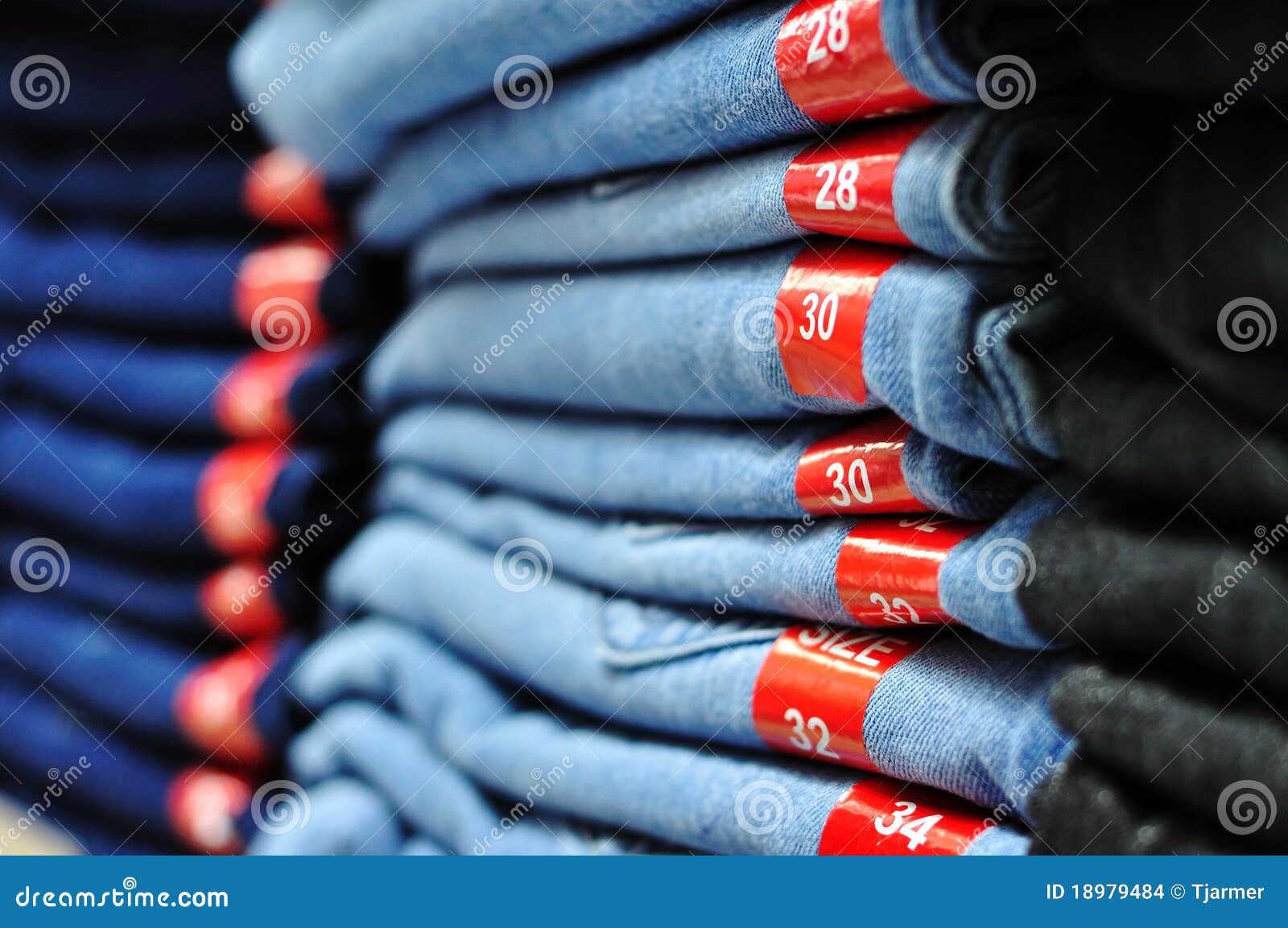 Stack of jeans stock photo. Image of seam, clothing, background - 18979484
