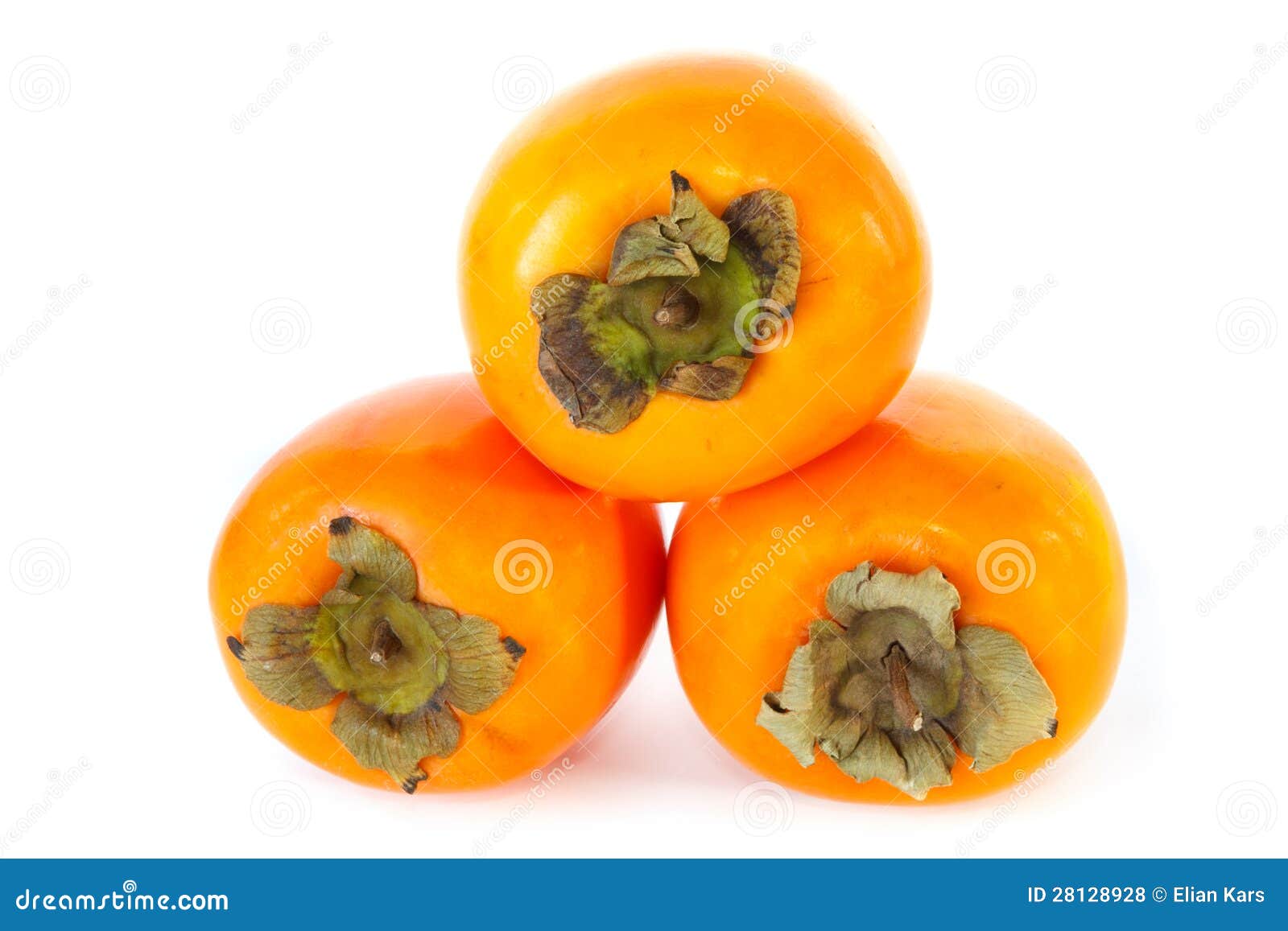 Stack of kaki fruit stock photo. Image of exotic, organic 28128928