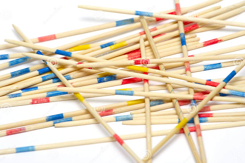 Stack of mikado sticks stock photo. Image of activity 17291354