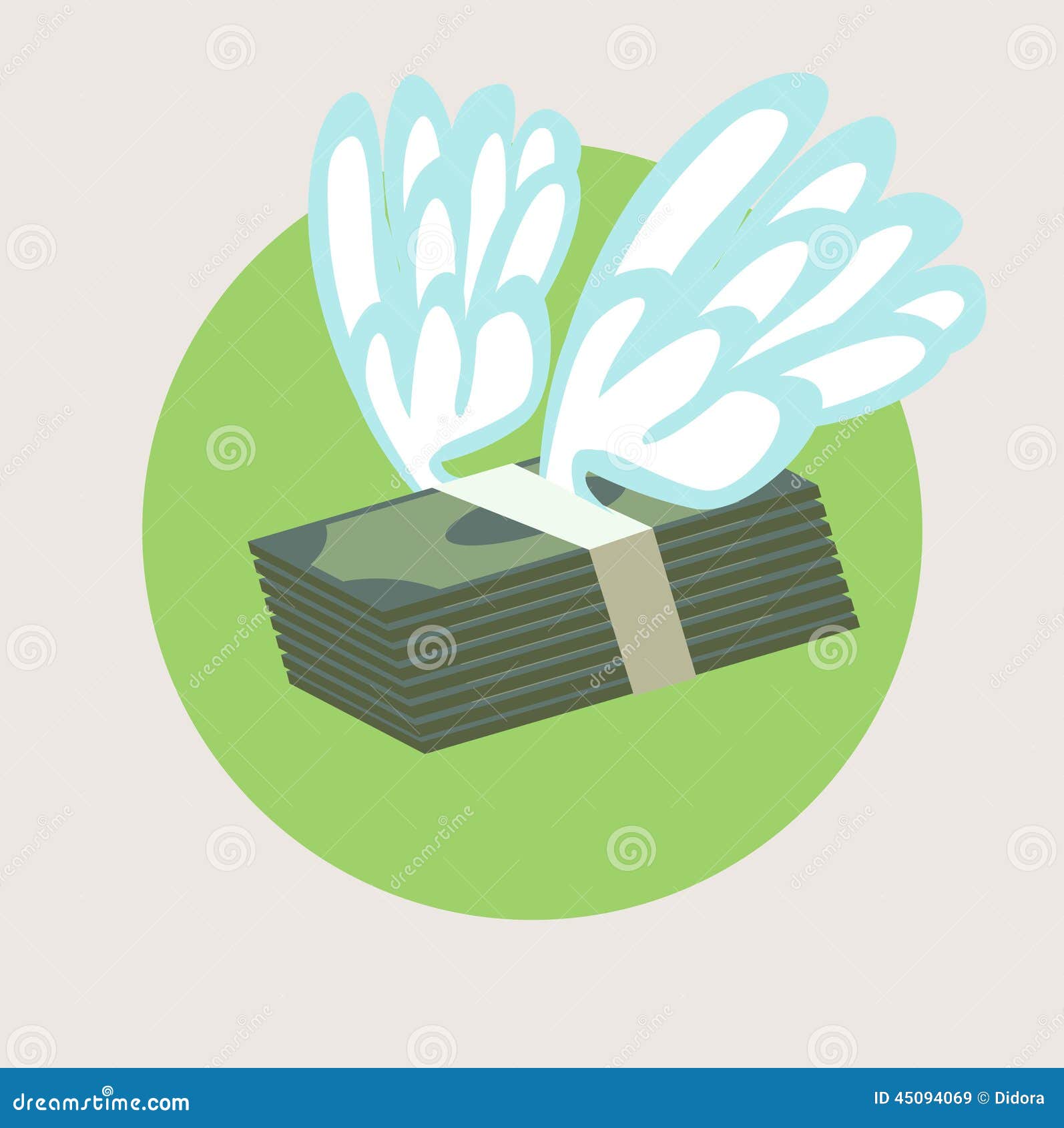 clipart money with wings - photo #22