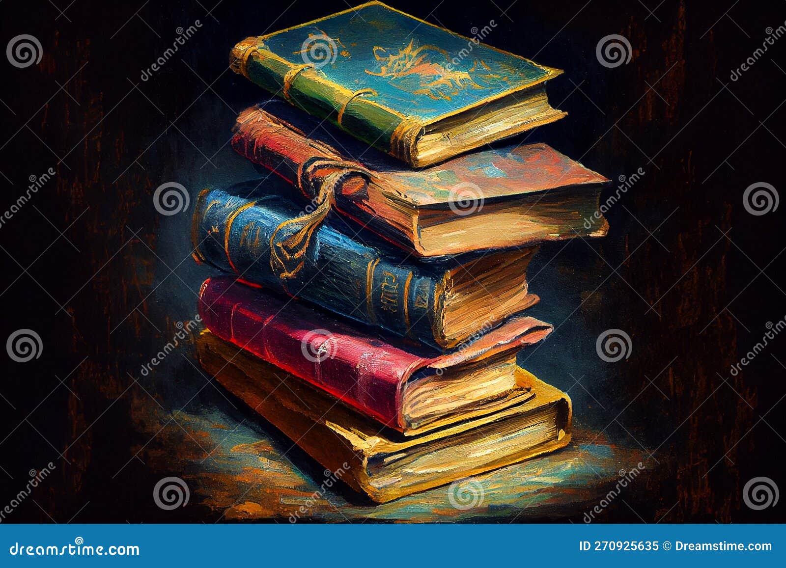 Book Read Oil Painting Stock Illustrations – 18 Book Read Oil