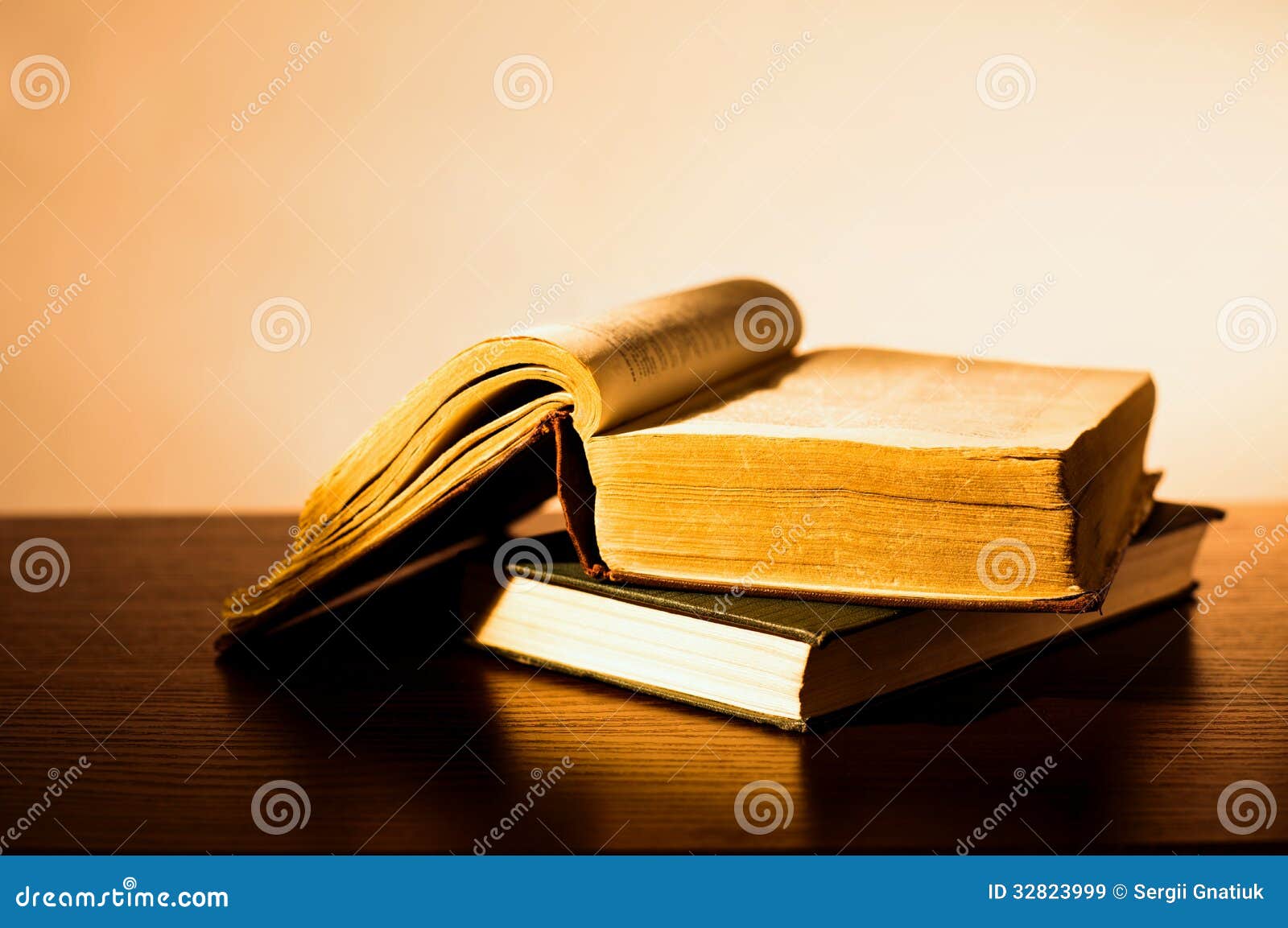 Stack of Old Hardcover Books Stock Image Image of knowledge, research