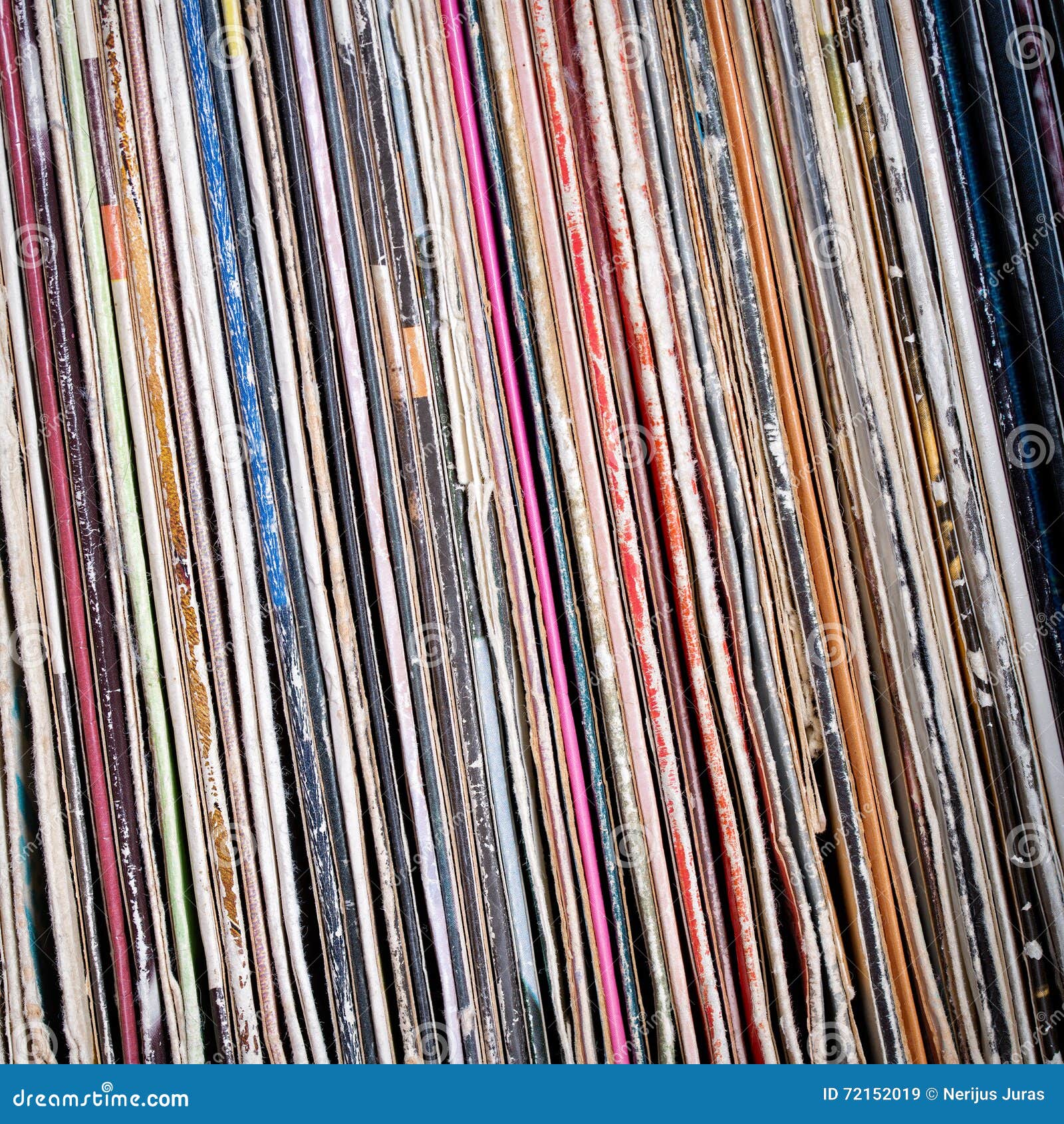 Stack of old vinyl records stock image. Image of lots 72152019