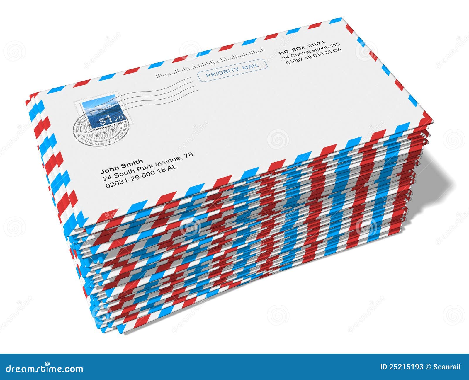 stack of paper mail letters illustration 25215193 megapixl