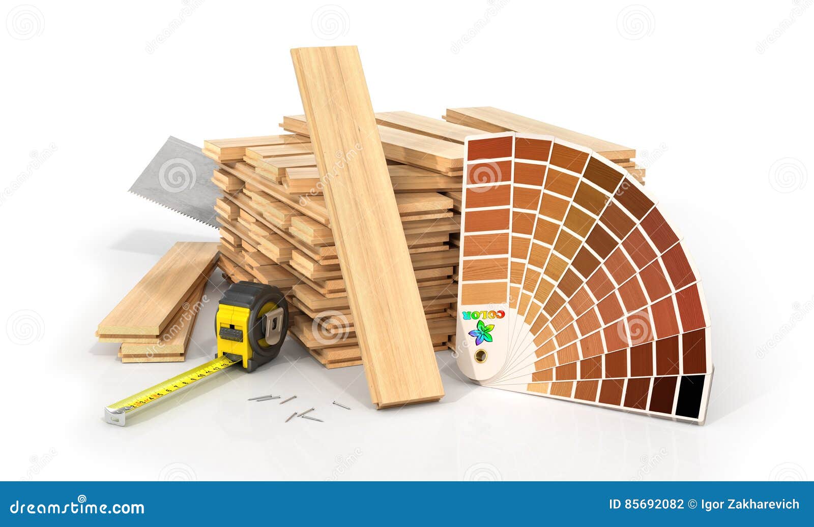 Stack of parquet. stock illustration. Illustration of cottage - 85692082