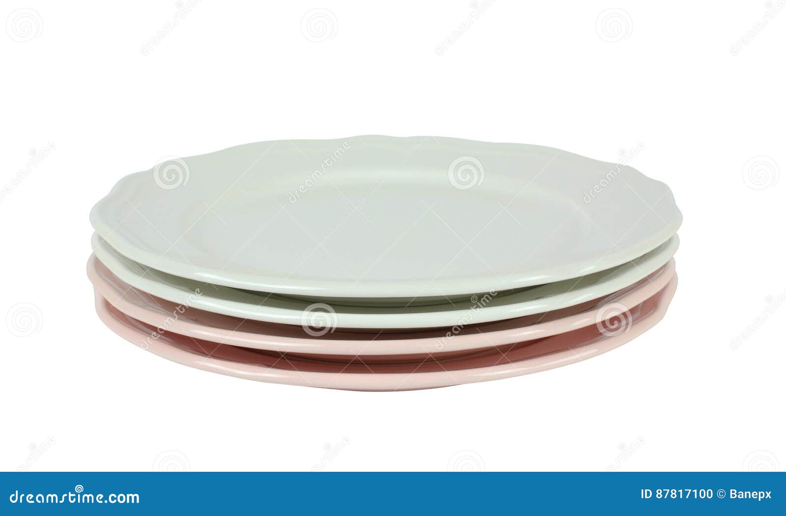 Stack of Plates stock photo. Image of breakfast, pottery 87817100