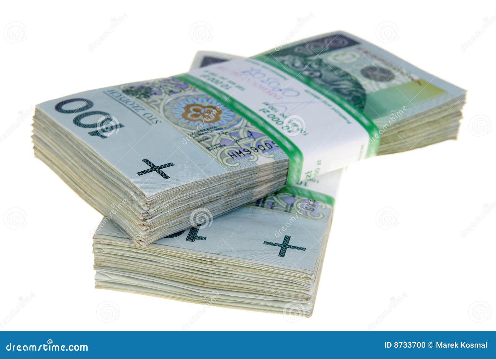 Stack Of Polish Zloty Stock Photo | CartoonDealer.com #8733700