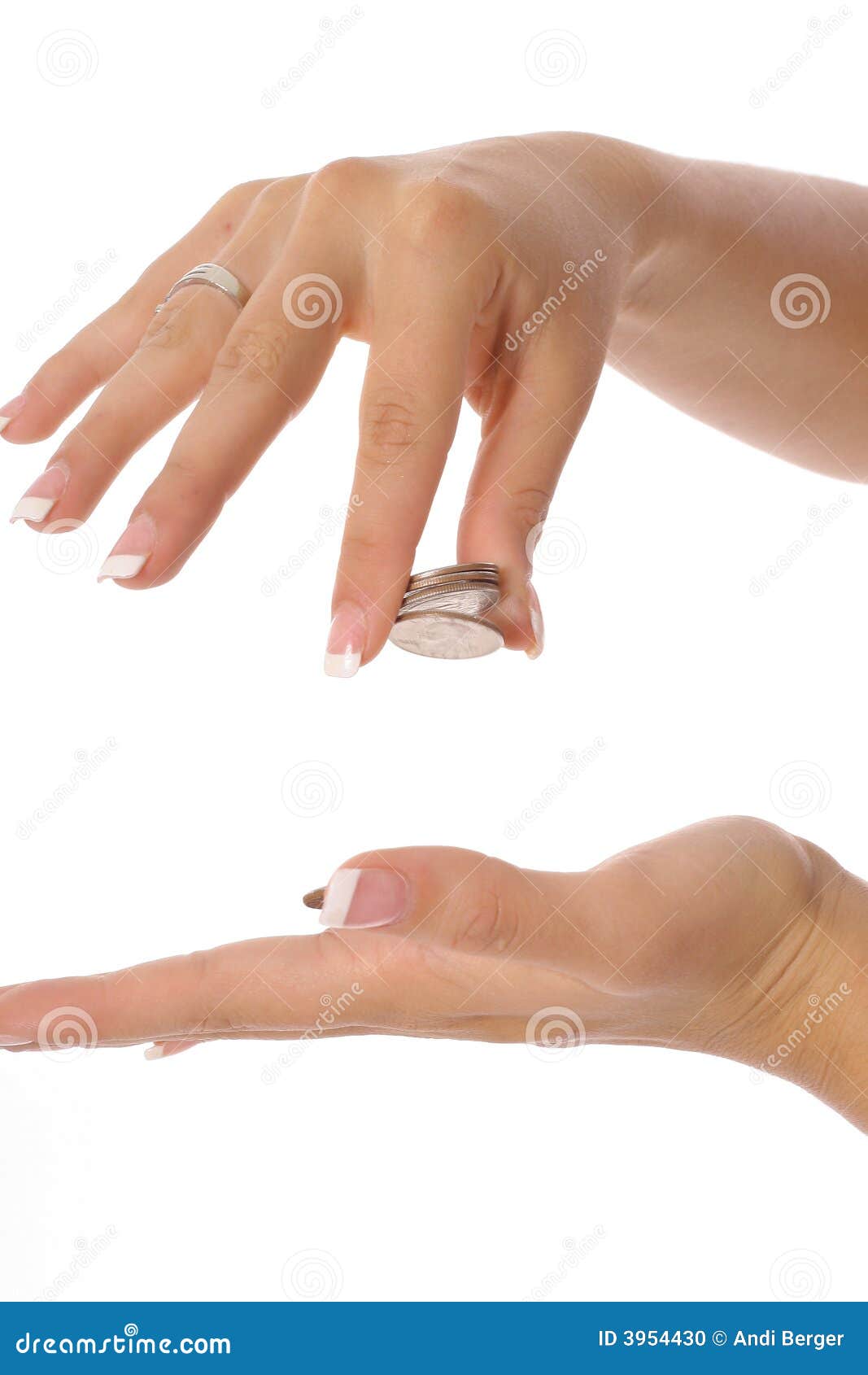 Stack of quarters drop stock photo. Image of bill, beauty 3954430