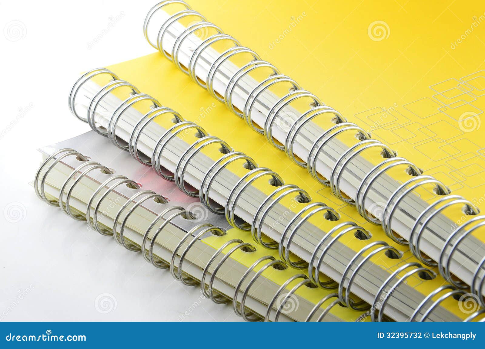 Stack of Ring Binder Book or Notebook Stock Photo Image of colors
