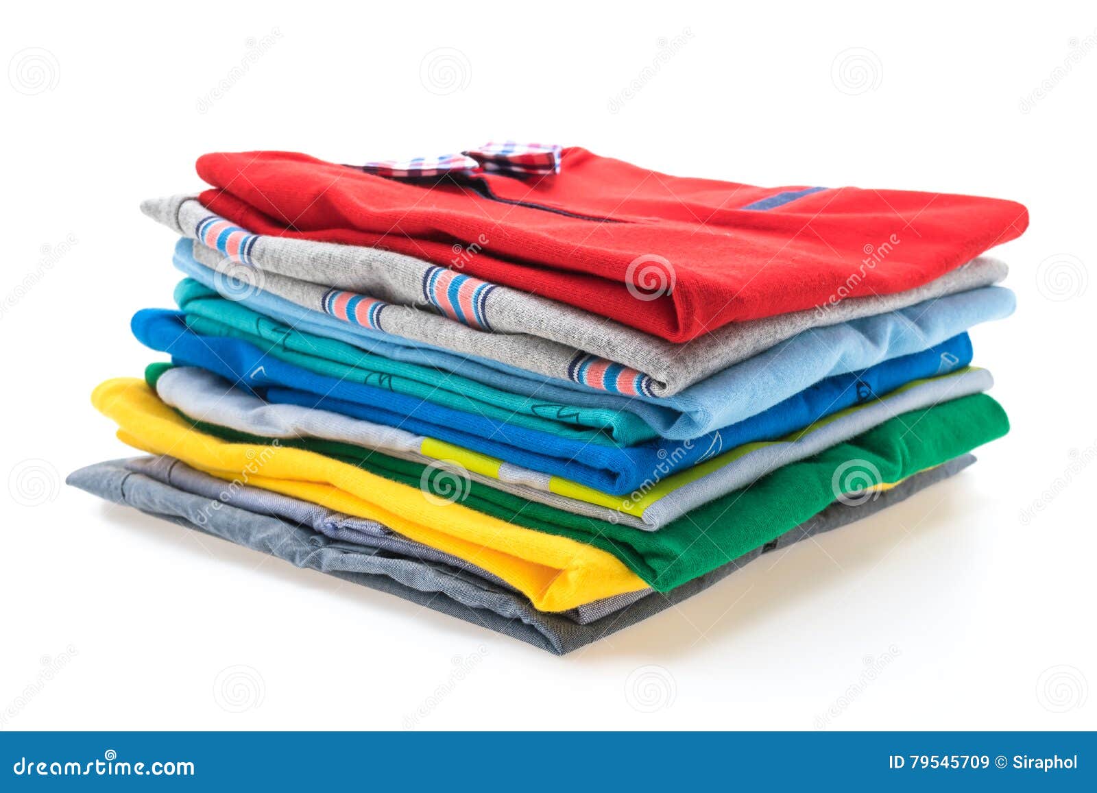 Stack of T Shirt and Polo stock image. Image of fashion - 79545709