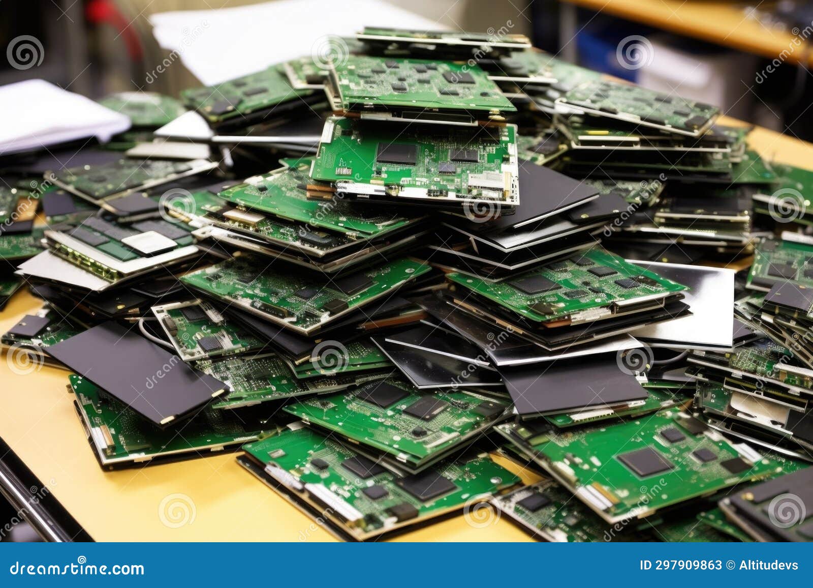 stack-of-unassembled-digital-clock-displays-royalty-free-stock