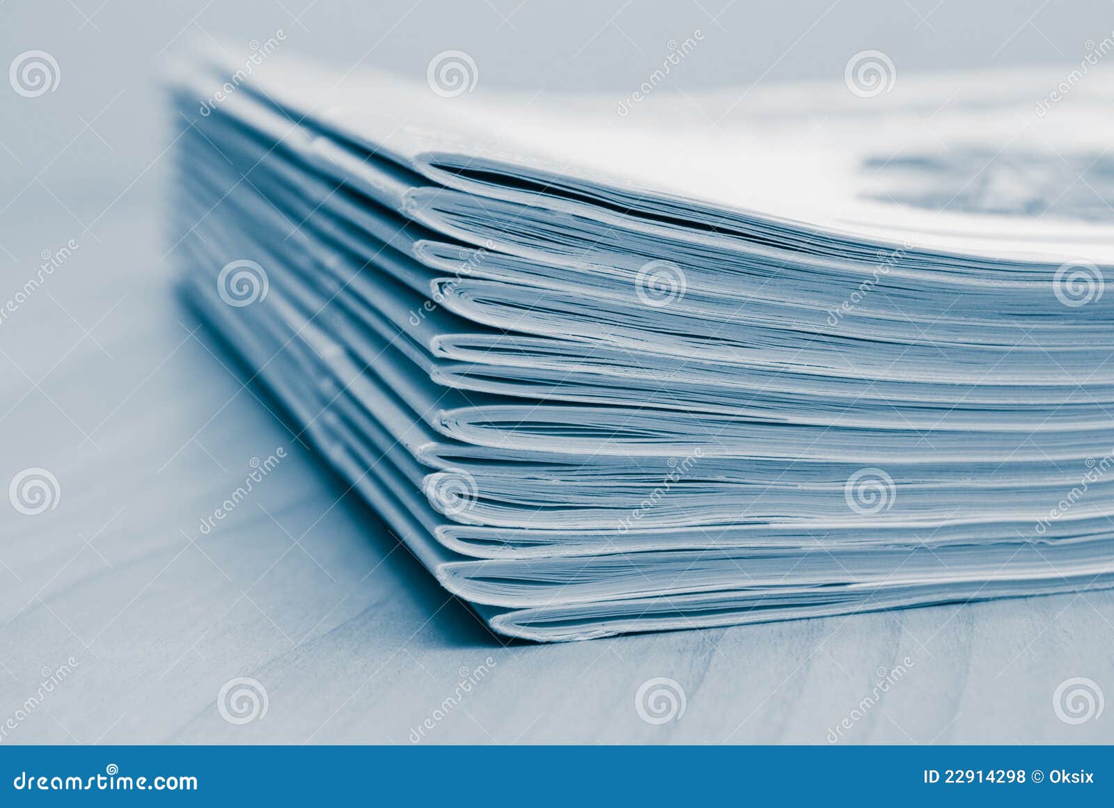 Stack of white journals stock photo. Image of paperwork 22914298