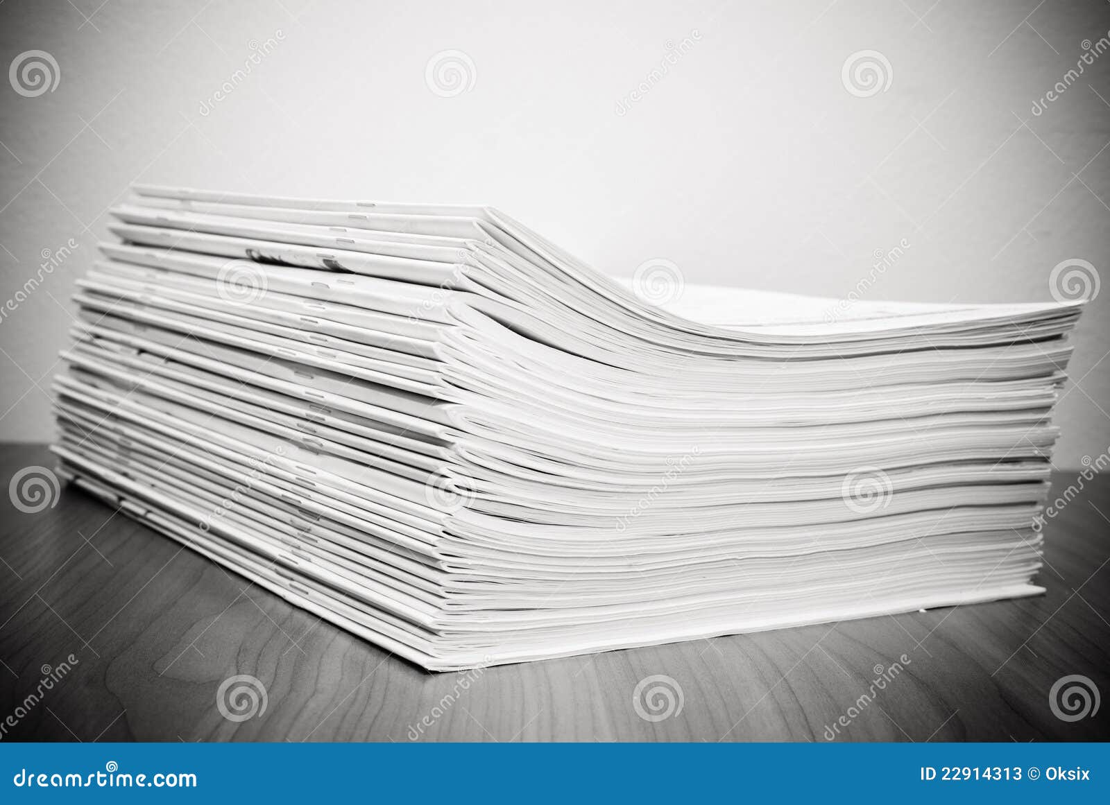 Stack of white journals stock image. Image of blank, objects 22914313