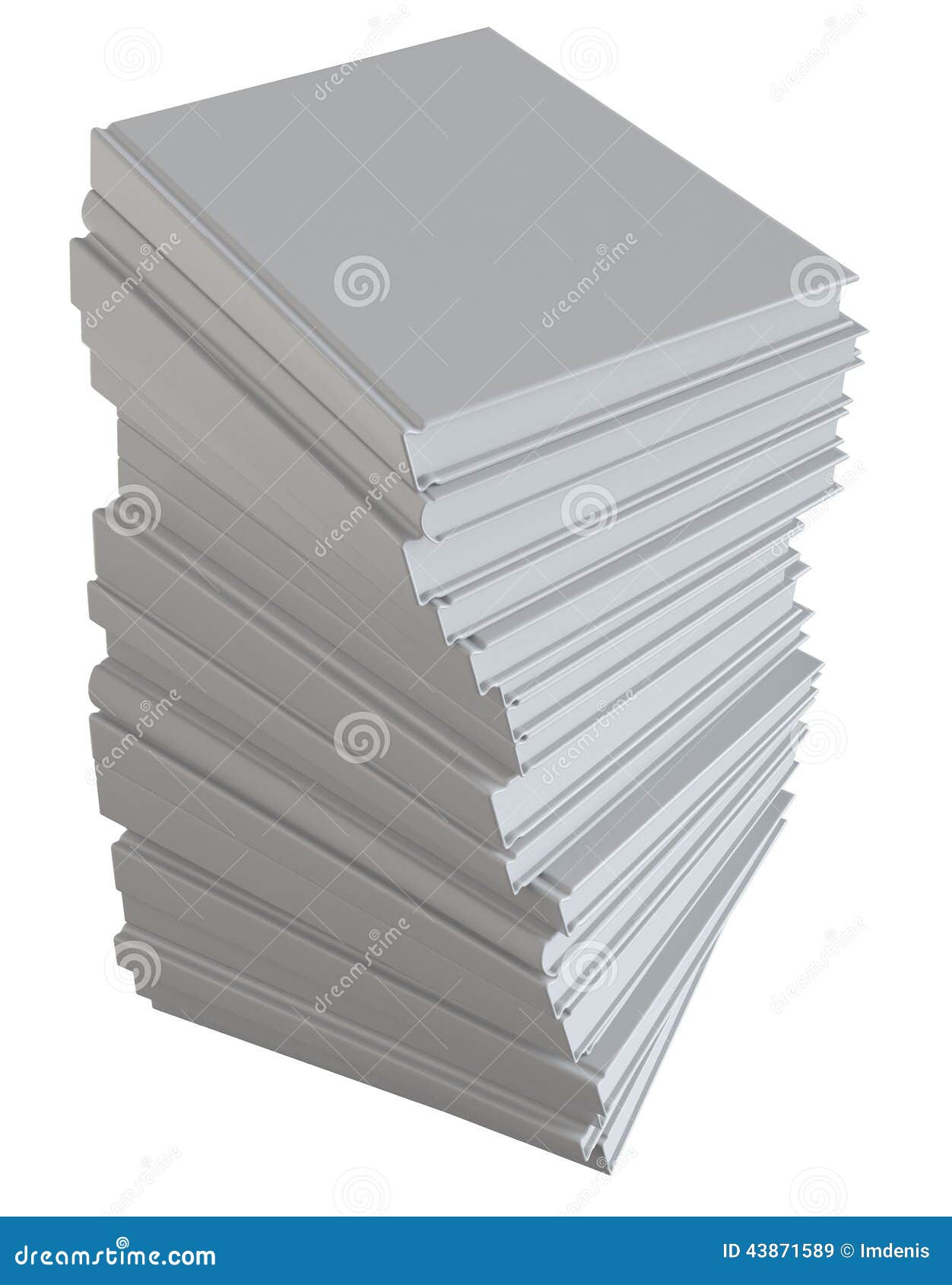 A stack of white paper stock illustration. Illustration of rough 43871589