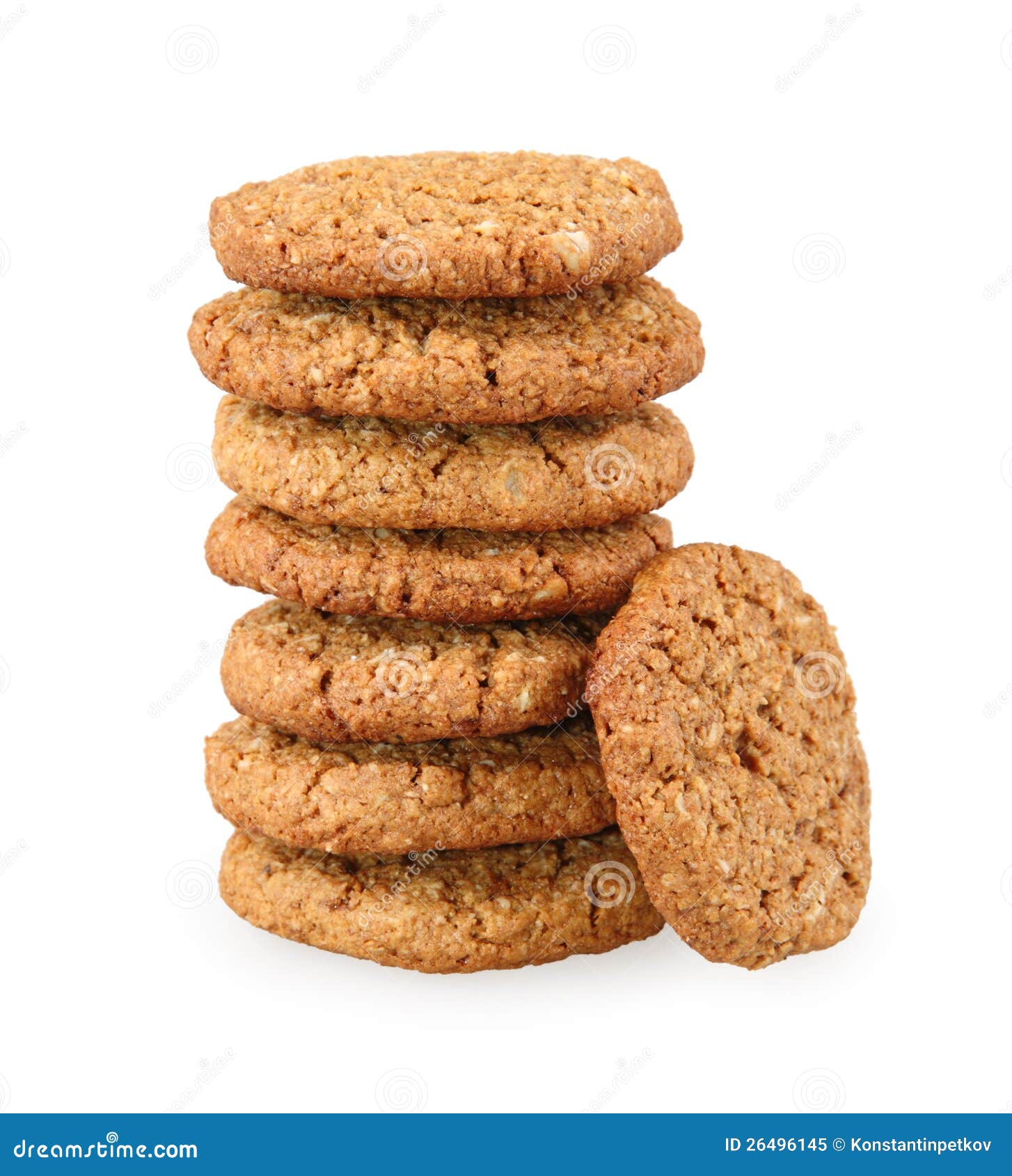 Stack of Whole Grain Cookies Stock Image Image of healthy, background 26496145