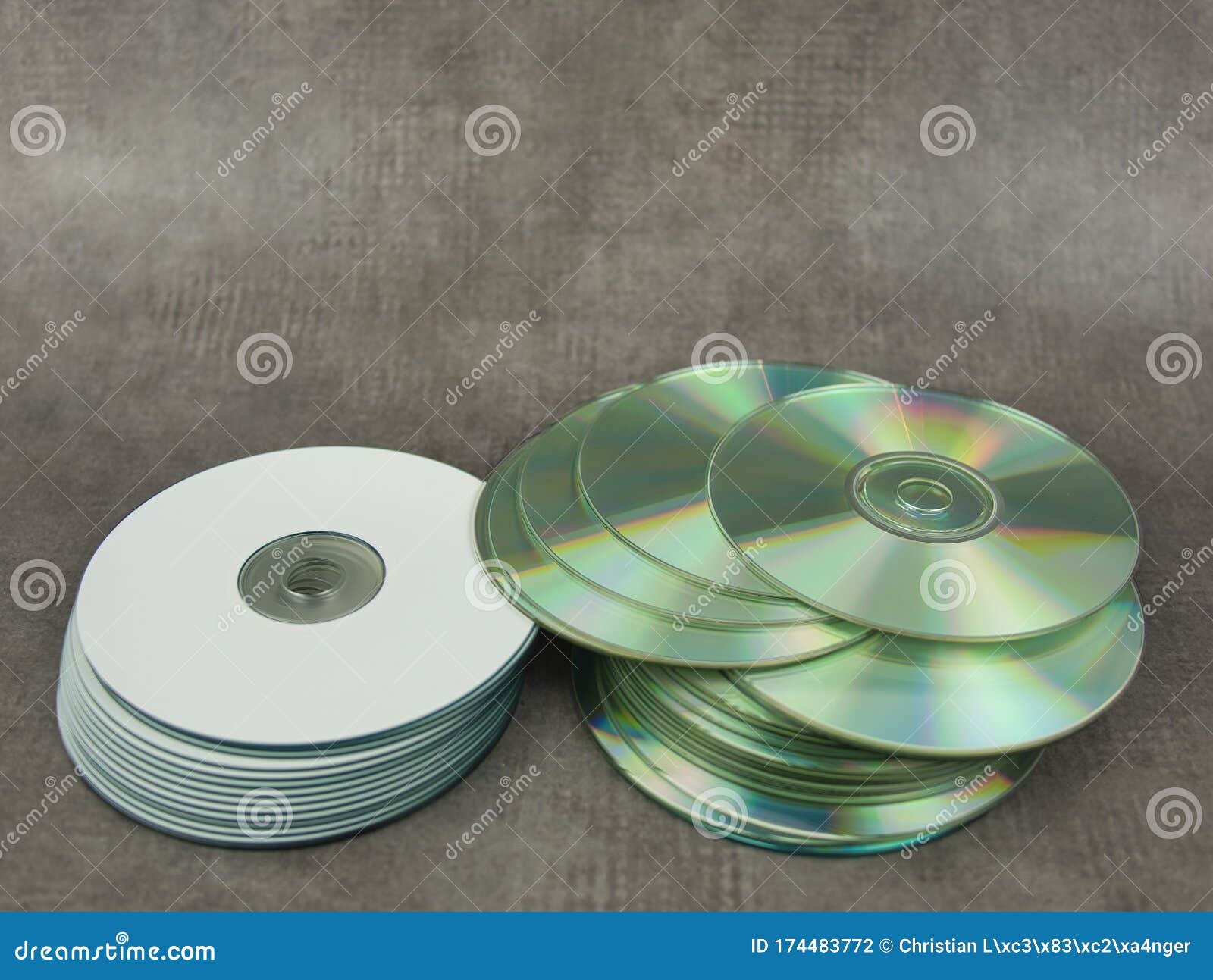 Stacked CD Blanks with Front and Back Stock Photo Image of printable