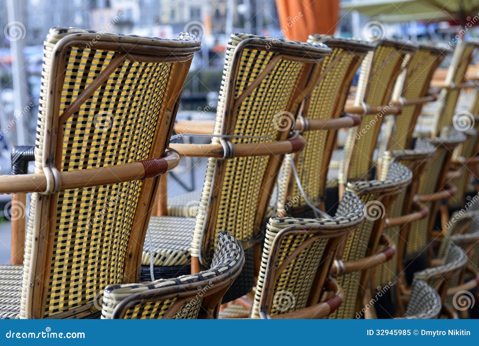 Stacked chairs stock image. Image of seat, stacked, chair 32945985