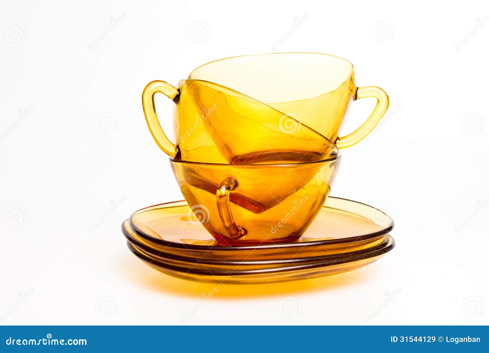 Stacked glass cups stock image. Image of isolated, cups 31544129