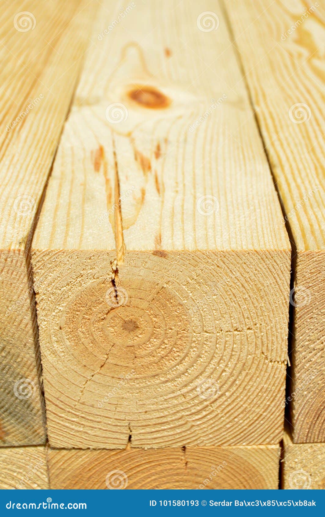 Stacked pine tree lumber stock image. Image of furniture 101580193
