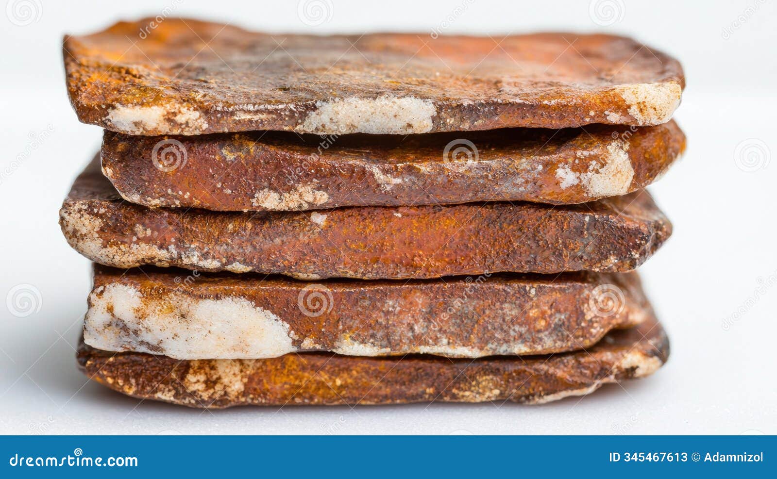 stacked slices of rustic bread