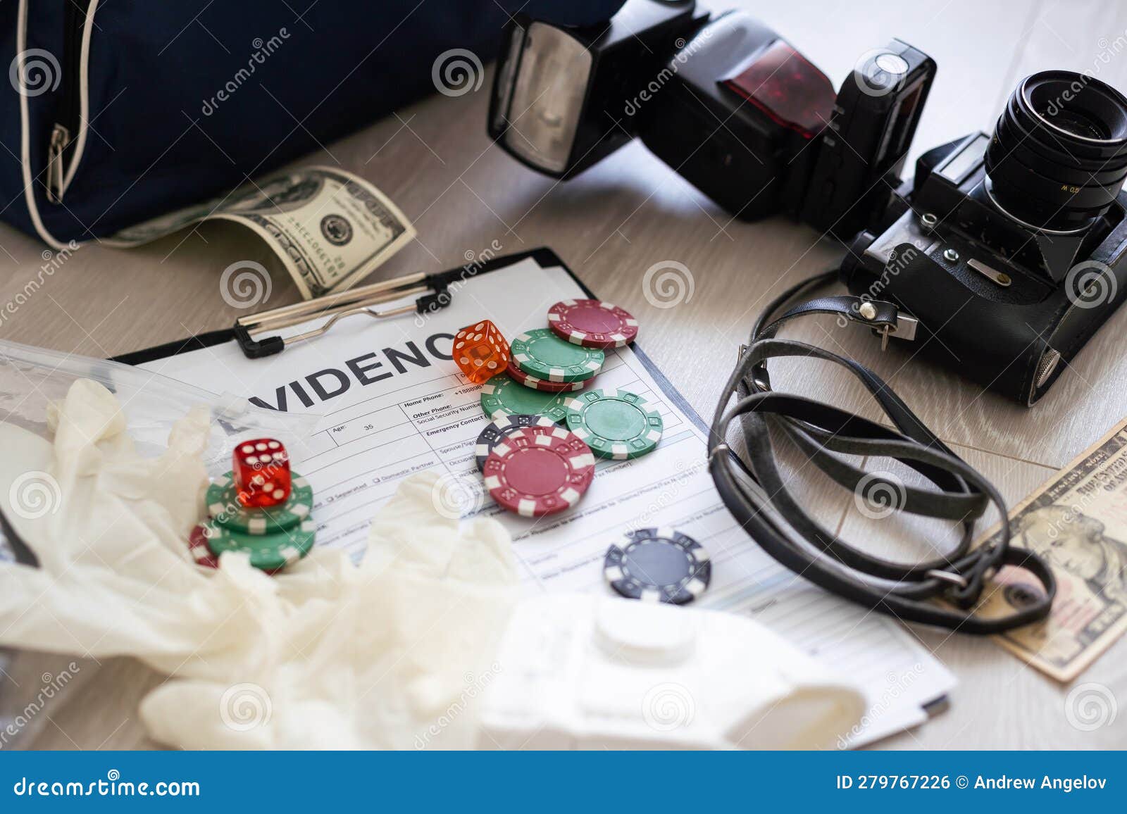 Stacks of Money in Plastic Bag Stock Photo Image of business, cash 279767226