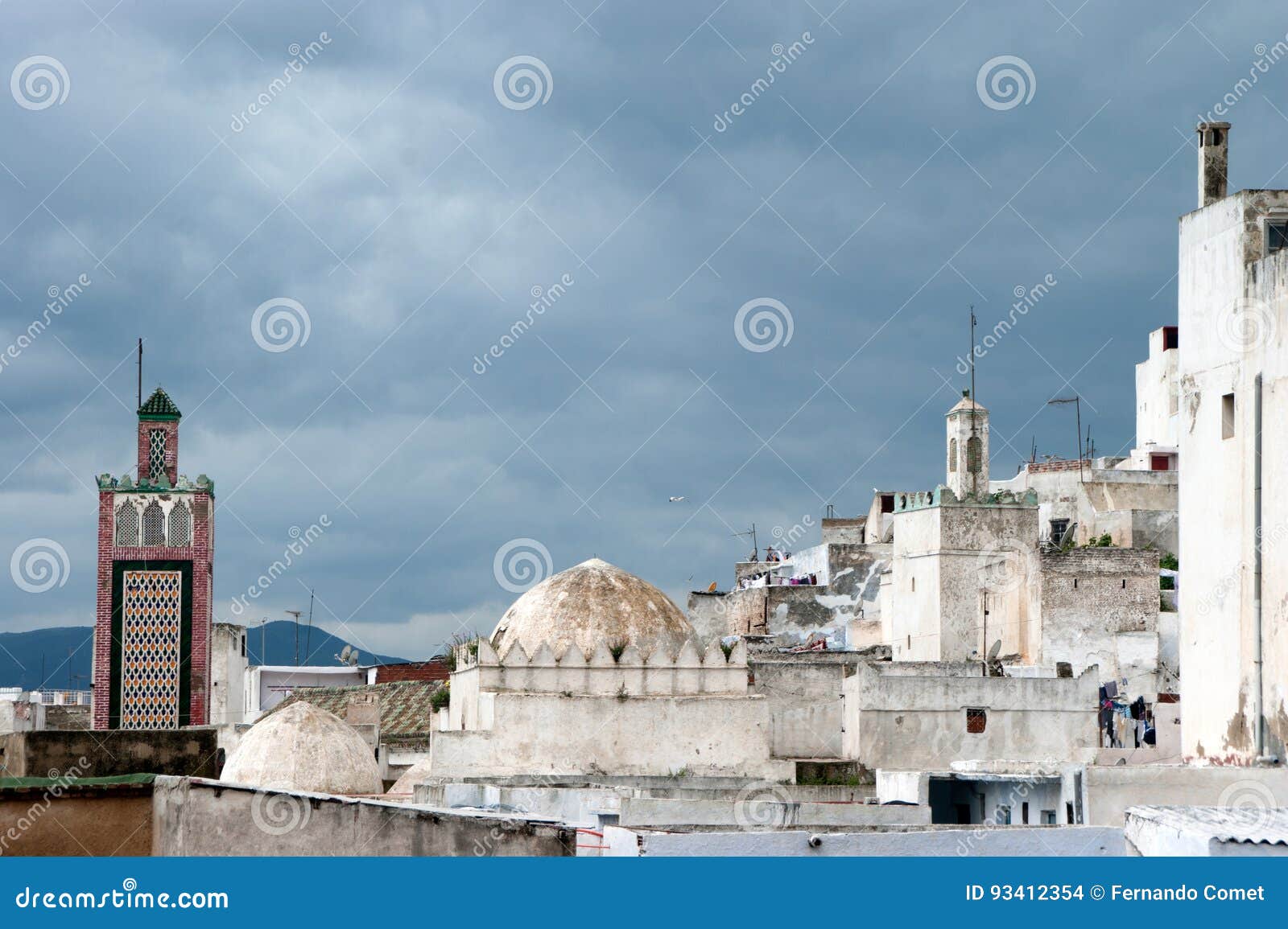 Stad Av Tetuan Marocko Arkivfoto Bild Av