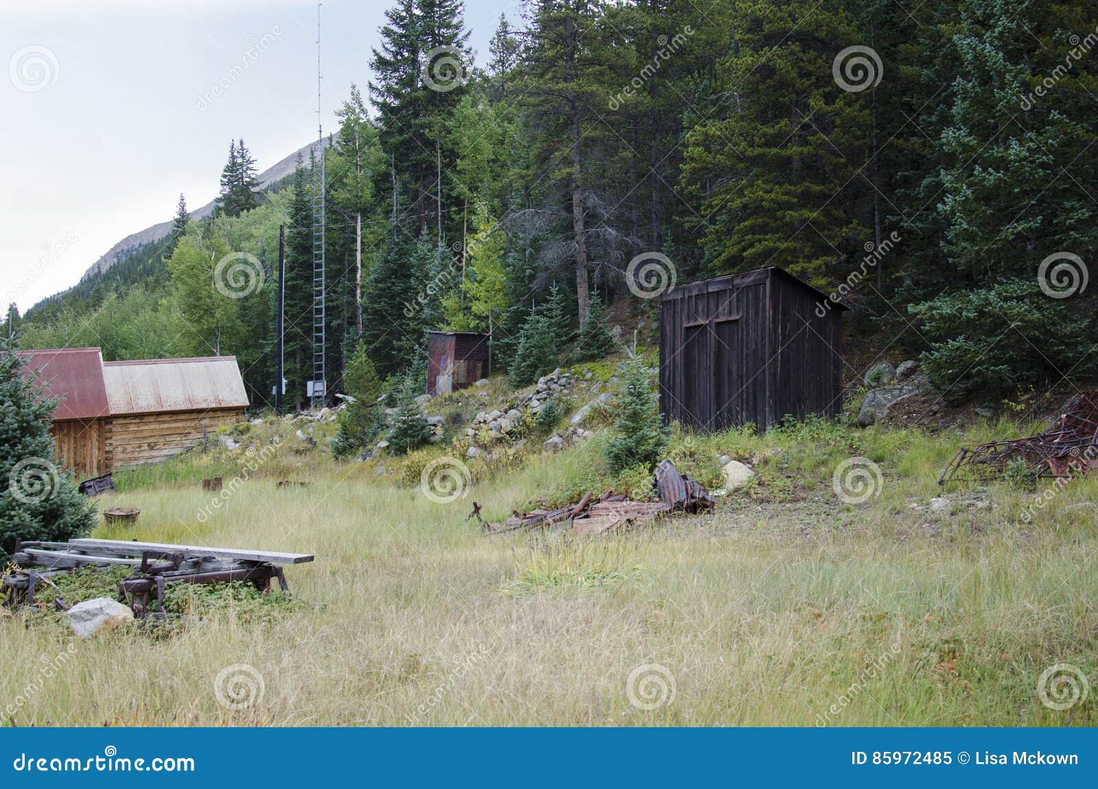 Staden Av St Elmo I Colorado Fotografering för Bildbyråer Bild av