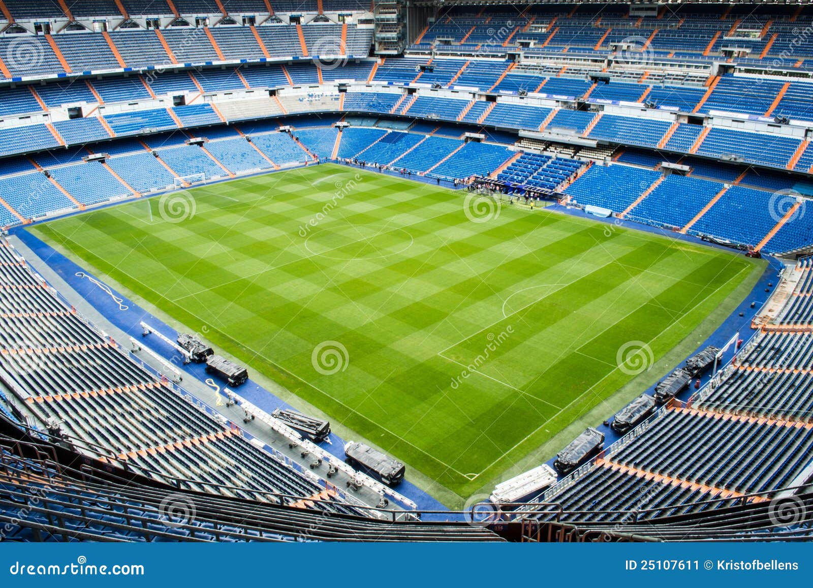 Stadion Real Madrid Santiago Bernabeu Redaktionelles Foto Bild